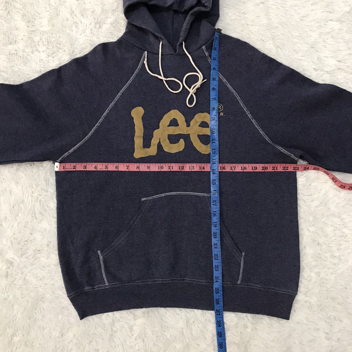 Lee Vintage Lee Big Logo Spell Hoodie Sweatshirt Made in Usa Size US XL / EU 56 / 4 - 17 Thumbnail