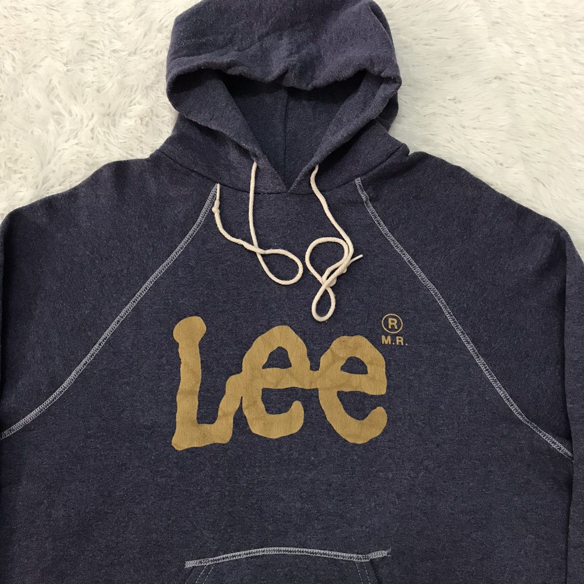 Lee Vintage Lee Big Logo Spell Hoodie Sweatshirt Made in Usa Size US XL / EU 56 / 4 - 8 Thumbnail
