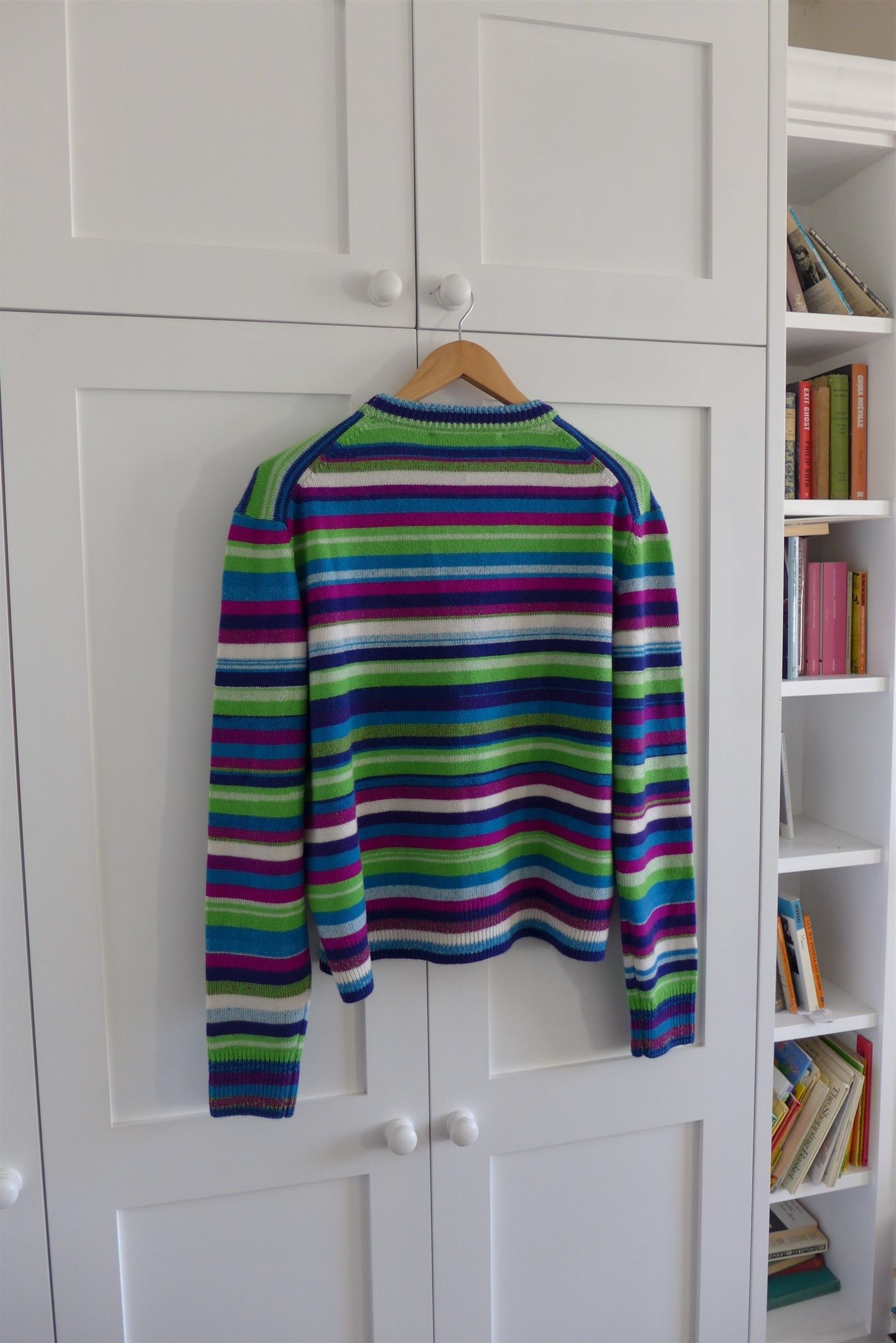 The Elder Statesman The Elder Statesman Oversized Mirage Stripe Cashmere Sweater Size US S / EU 44-46 / 1 - 2 Thumbnail