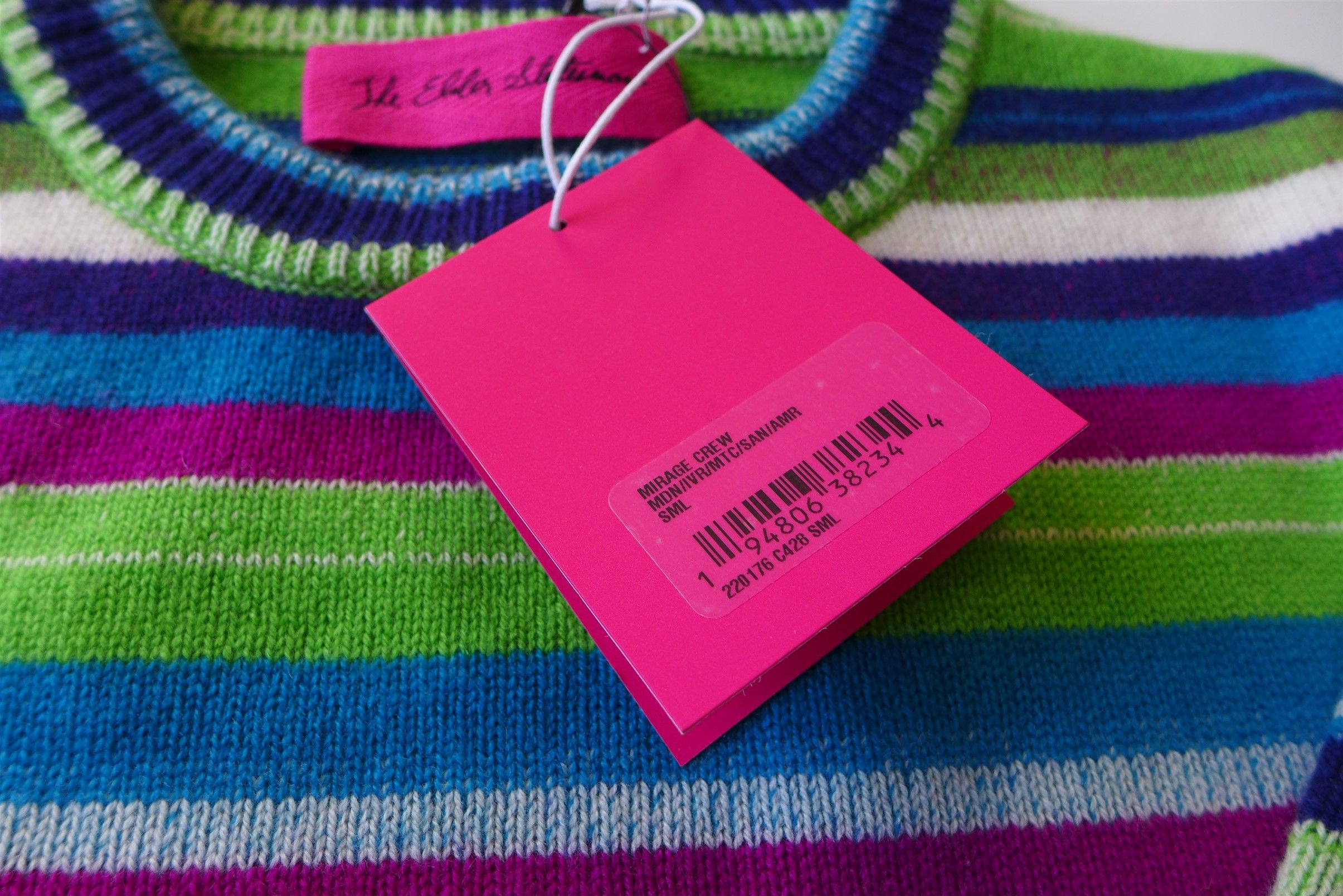 The Elder Statesman The Elder Statesman Oversized Mirage Stripe Cashmere Sweater Size US S / EU 44-46 / 1 - 7 Thumbnail