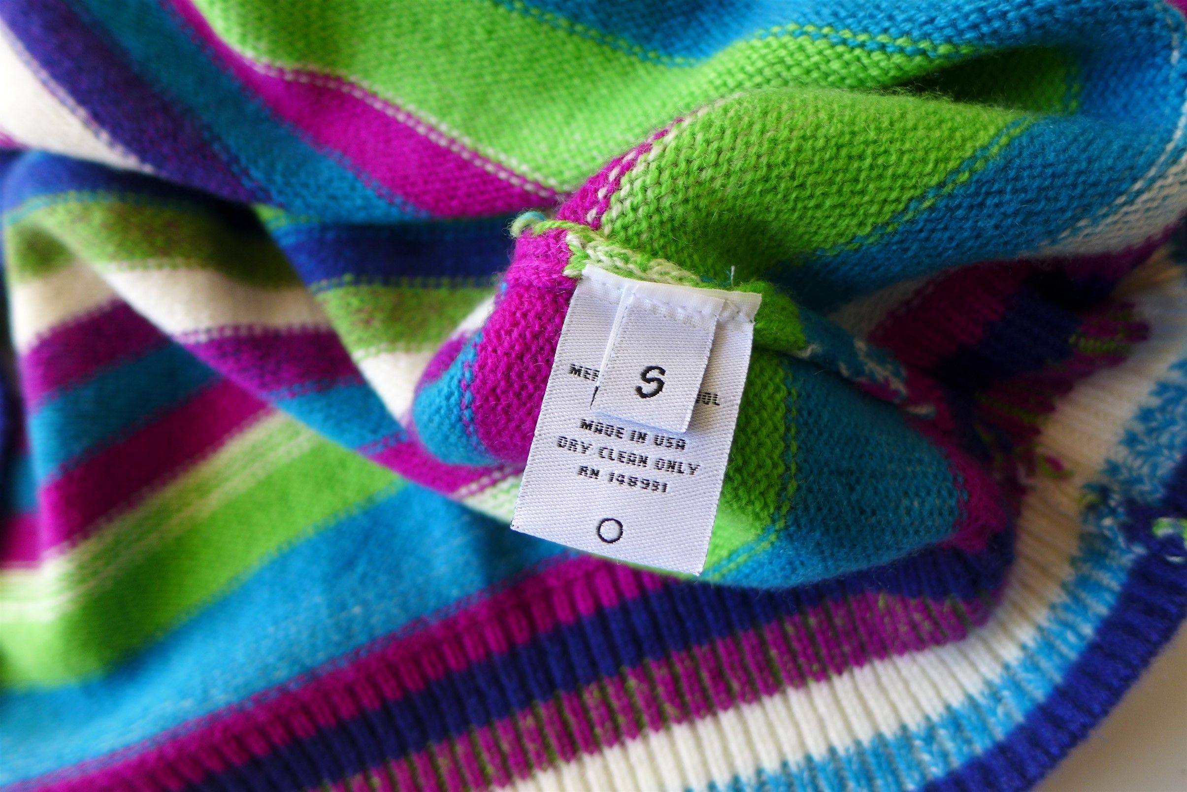The Elder Statesman The Elder Statesman Oversized Mirage Stripe Cashmere Sweater Size US S / EU 44-46 / 1 - 9 Thumbnail