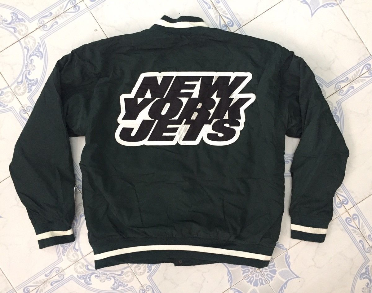 NFL Big Spellout New York Jets NFL Varsity Style Jacket Size US L / EU 52-54 / 3 - 2 Thumbnail