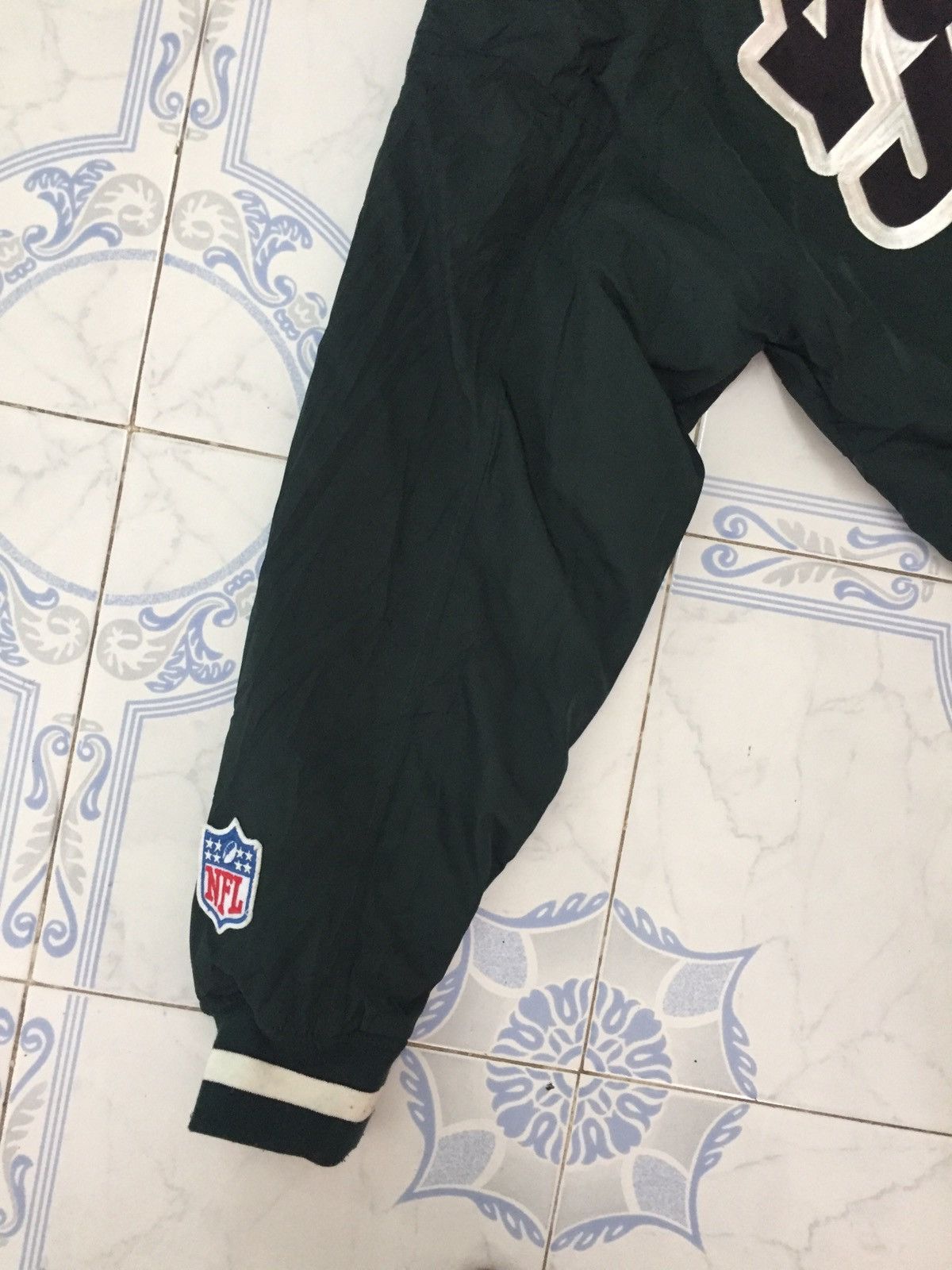 NFL Big Spellout New York Jets NFL Varsity Style Jacket Size US L / EU 52-54 / 3 - 7 Thumbnail