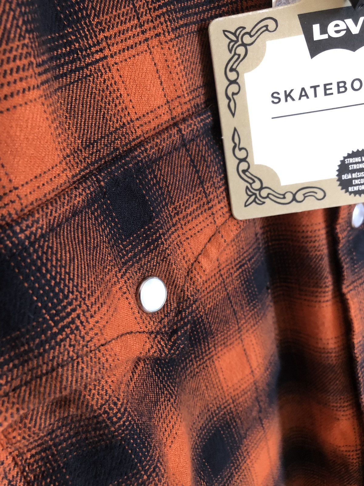 Levi's Levi’s Skateboarding Western Flannel Shirt Size US S / EU 44-46 / 1 - 3 Thumbnail