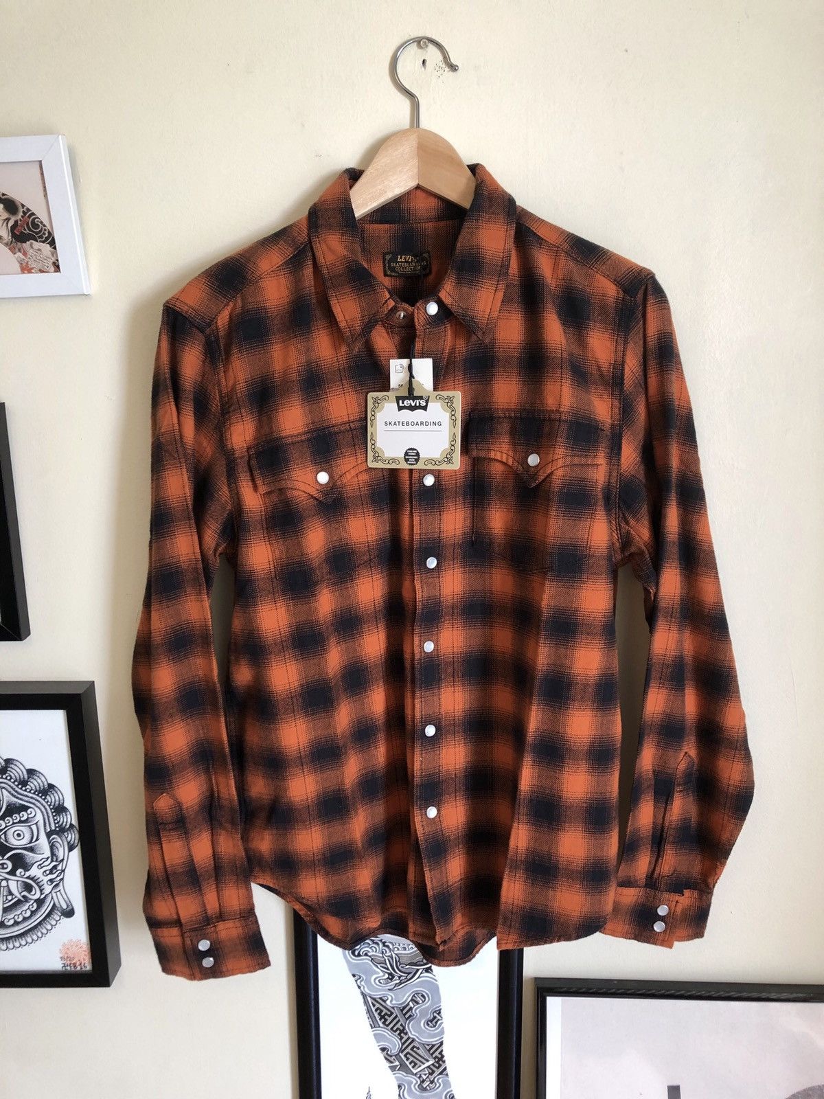 Levi's Levi’s Skateboarding Western Flannel Shirt Size US S / EU 44-46 / 1 - 1 Thumbnail
