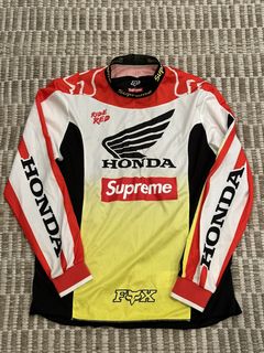 Supreme Honda Fox Racing Moto Jersey Top Red