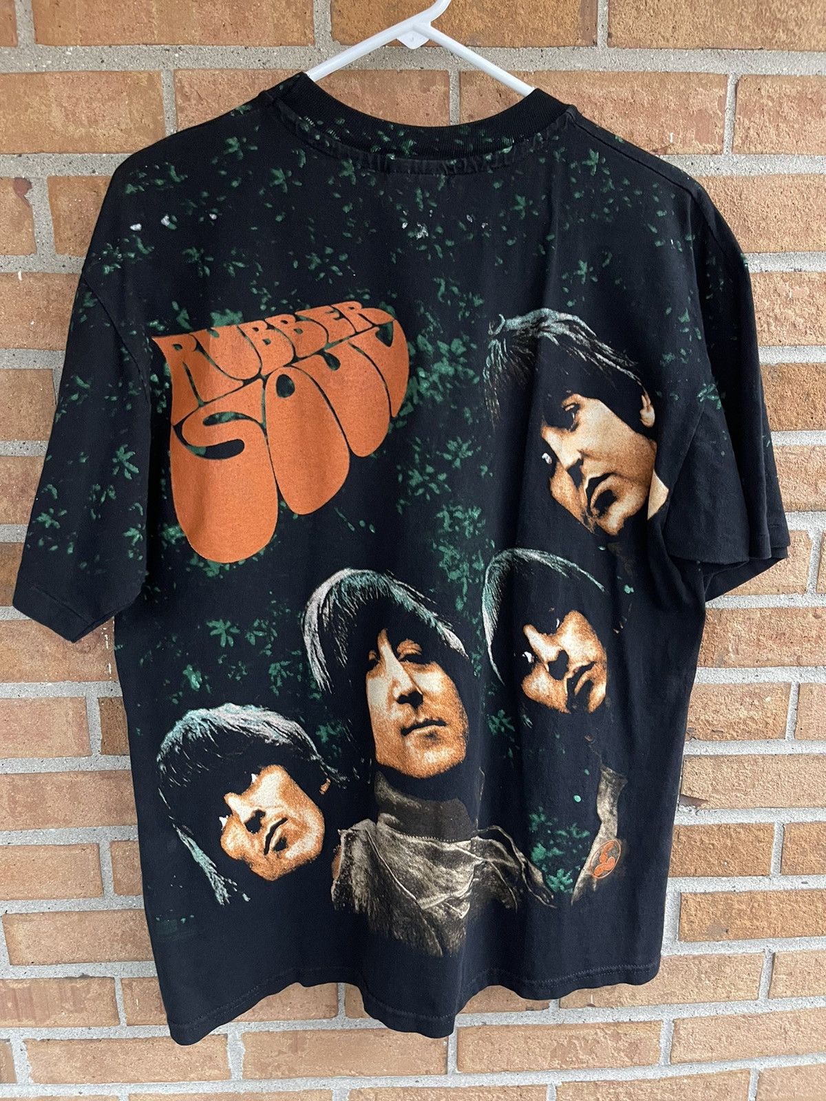 Band Tees × Vintage The Beatles Rubber Soul Vintage T-shirt All Over Print Size US L / EU 52-54 / 3 - 3 Thumbnail