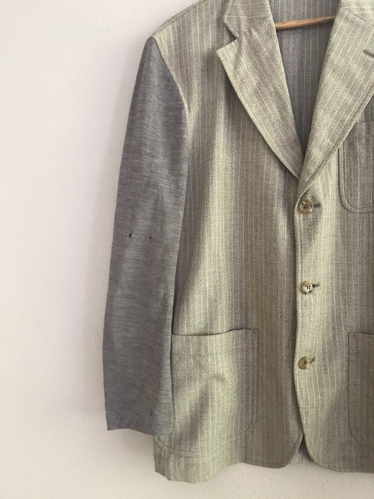 Comme des Garcons ☀️AD93 Comme des Garcons Homme Plus stripe jacket Size US M / EU 48-50 / 2 - 4 Thumbnail