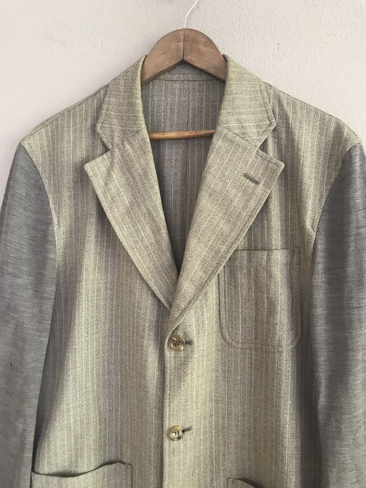 Comme des Garcons ☀️AD93 Comme des Garcons Homme Plus stripe jacket Size US M / EU 48-50 / 2 - 5 Thumbnail