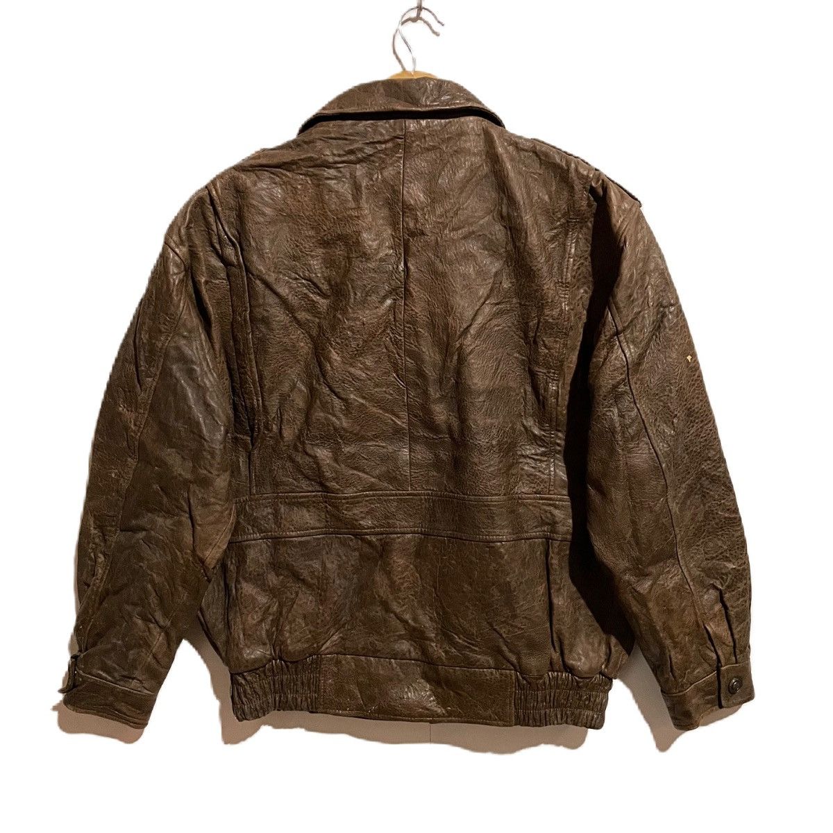 Adventure Bound × Vintage Adventure Bound Leather Jacket Flight Jacket Size US L / EU 52-54 / 3 - 2 Thumbnail