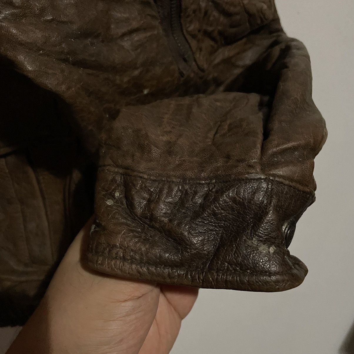 Adventure Bound × Vintage Adventure Bound Leather Jacket Flight Jacket Size US L / EU 52-54 / 3 - 12 Thumbnail