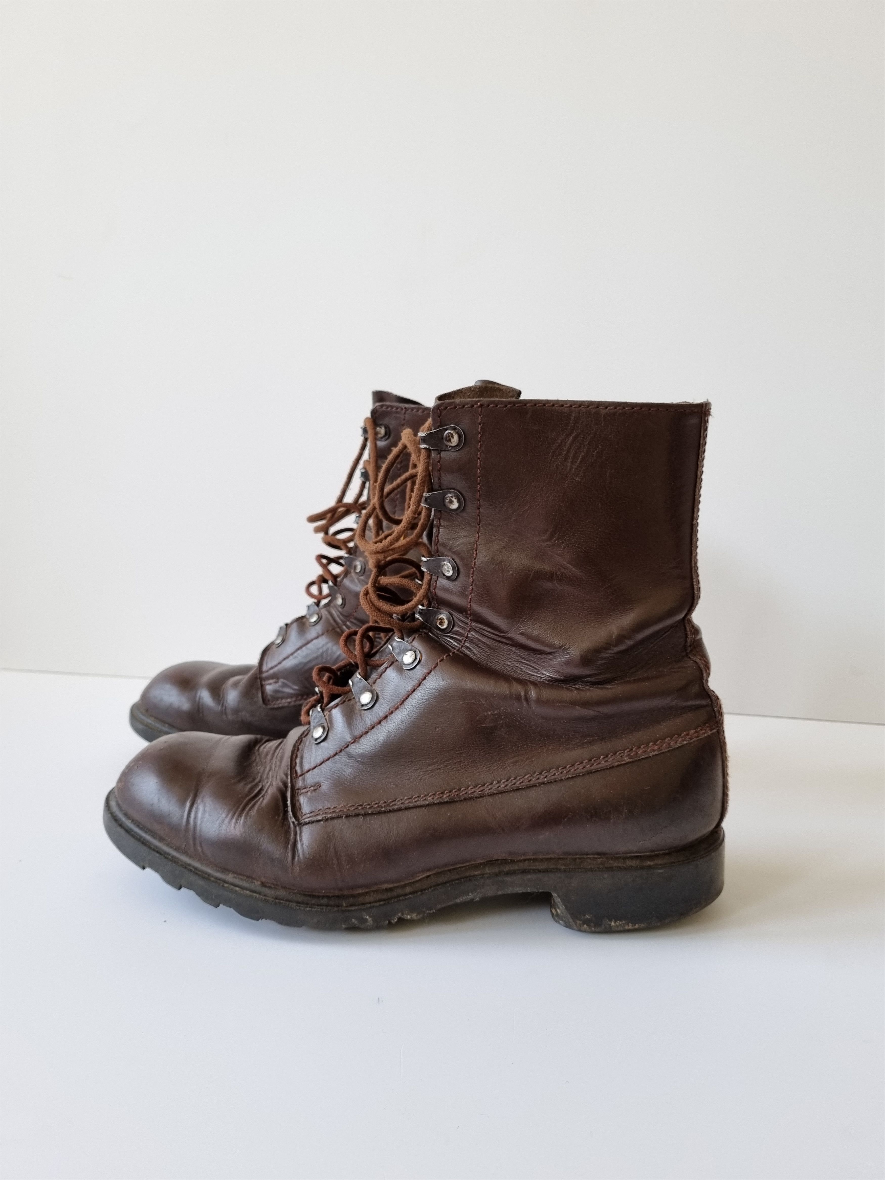 Vintage Rare vintage 80s Military Used Boots GAUDI Style Size US 9.5 / EU 42-43 - 14 Thumbnail
