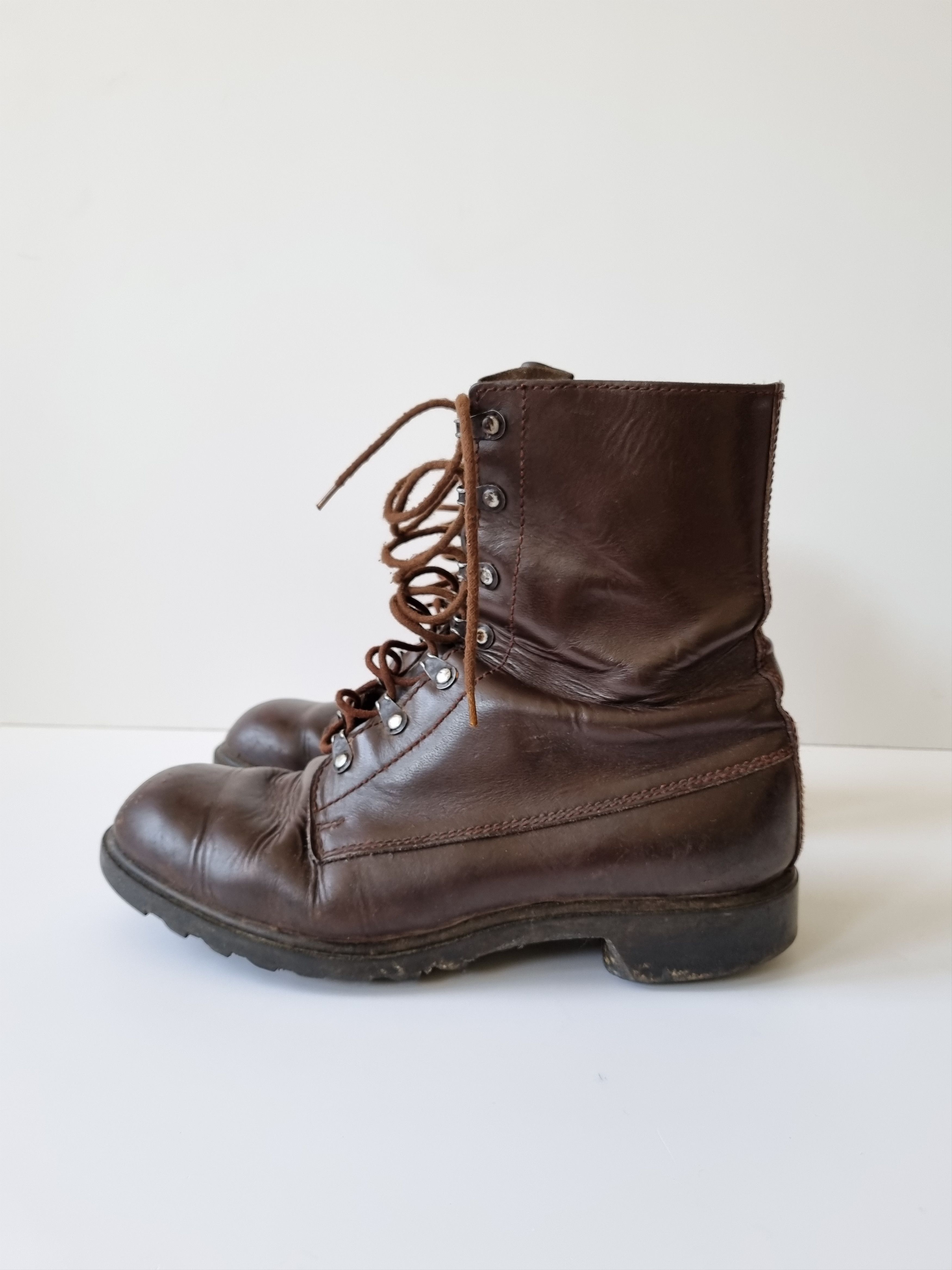 Vintage Rare vintage 80s Military Used Boots GAUDI Style Size US 9.5 / EU 42-43 - 4 Thumbnail