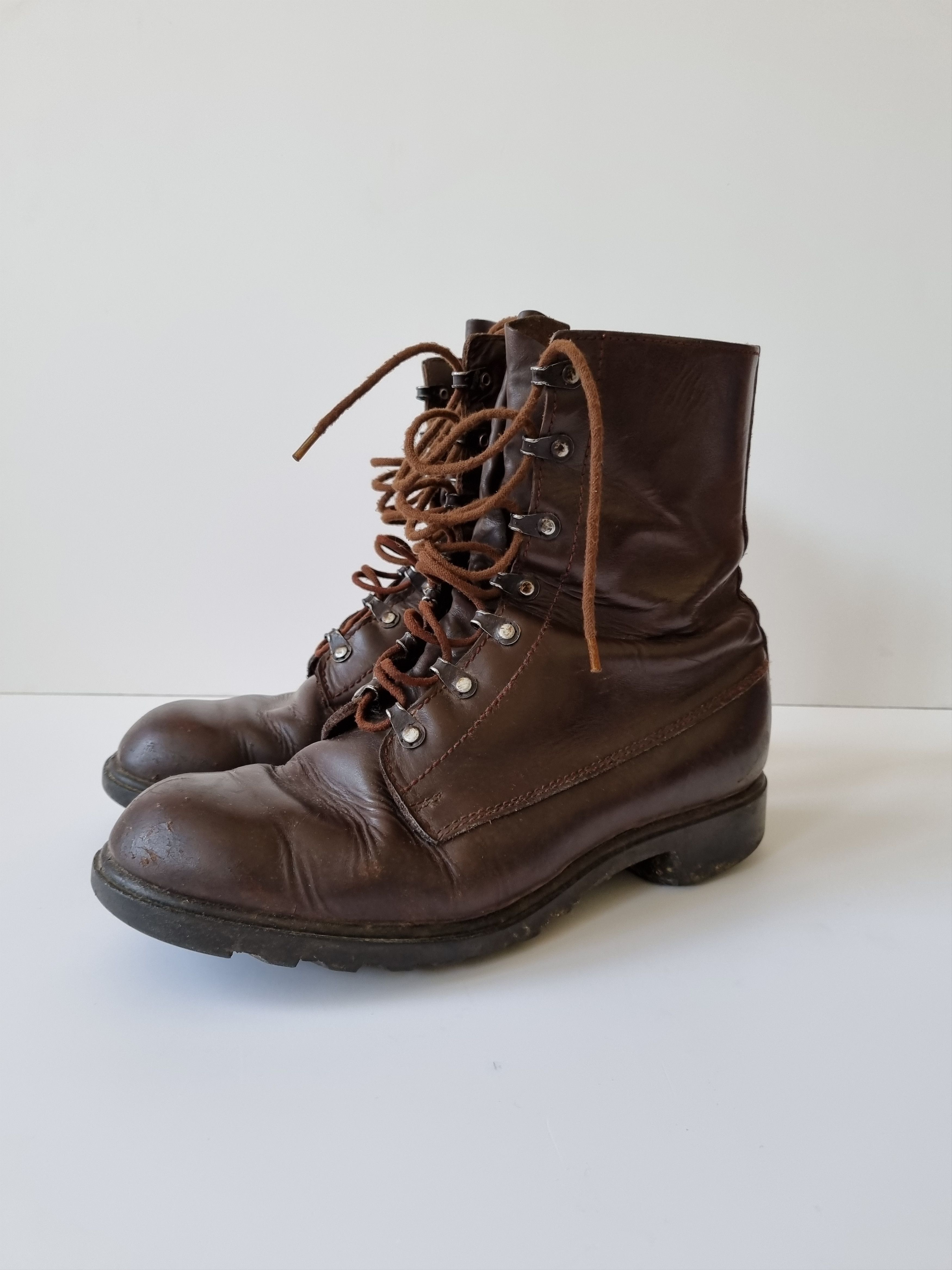Vintage Rare vintage 80s Military Used Boots GAUDI Style Size US 9.5 / EU 42-43 - 1 Thumbnail