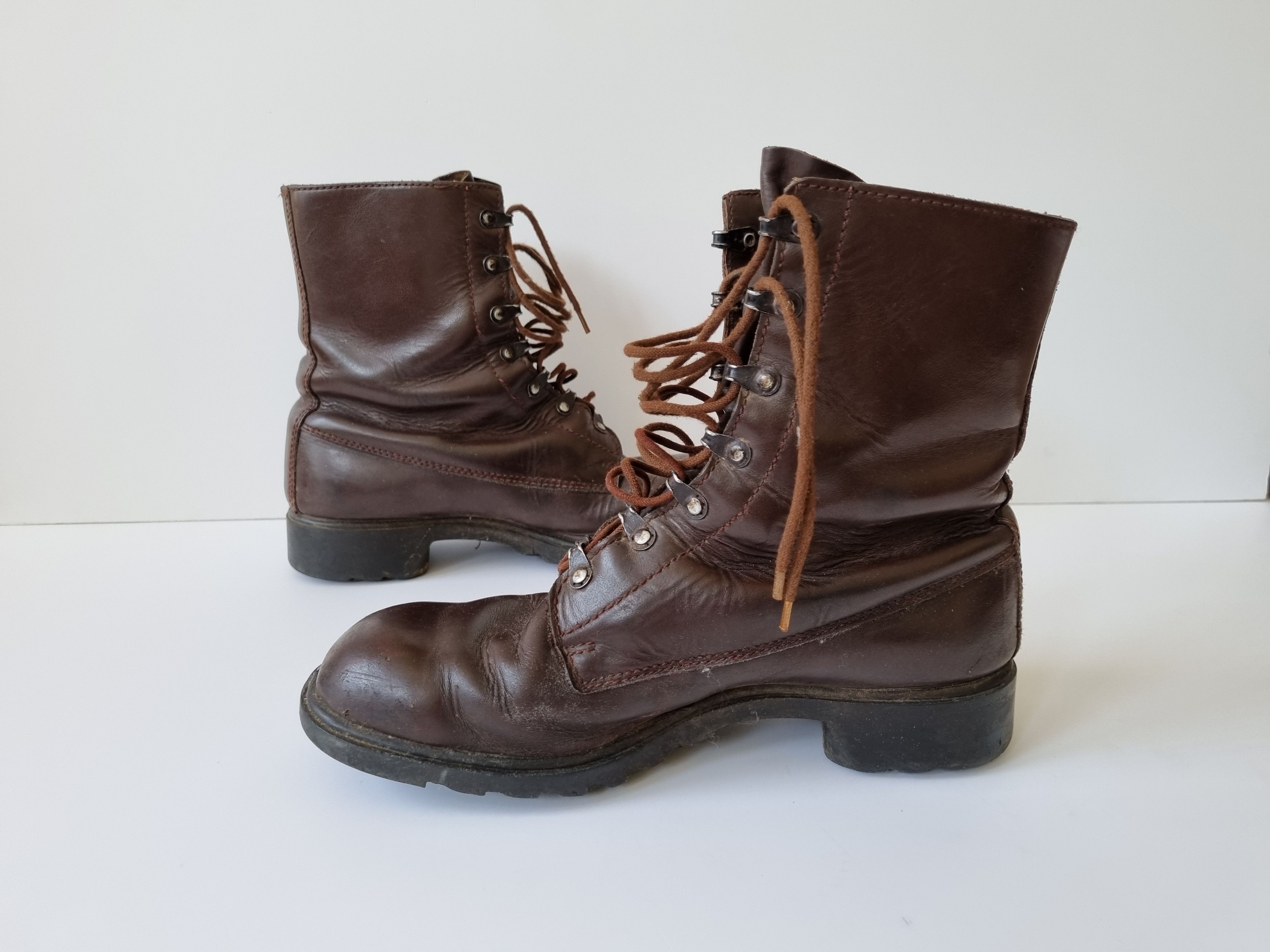 Vintage Rare vintage 80s Military Used Boots GAUDI Style Size US 9.5 / EU 42-43 - 5 Thumbnail