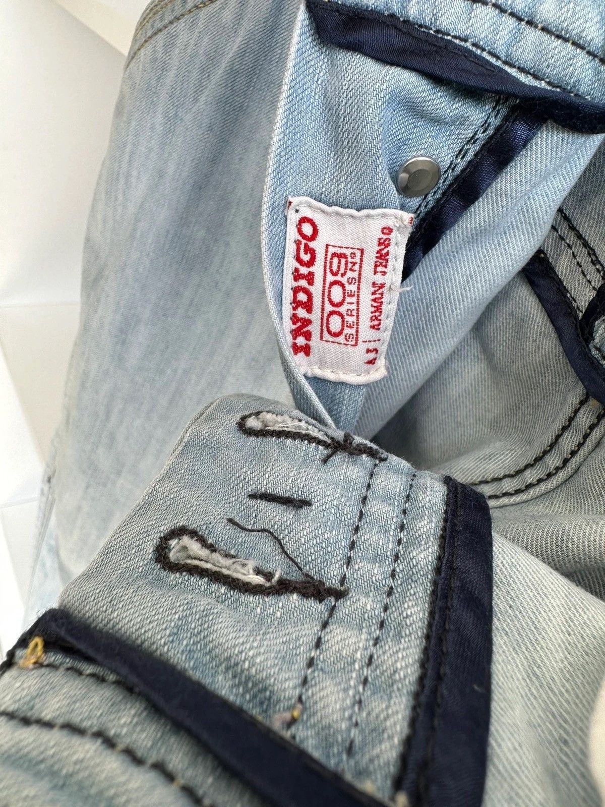 Armani × Japanese Brand × Vintage Vintage Armani Jeans Acid Dragon Denim Pants Size US 34 / EU 50 - 14 Thumbnail