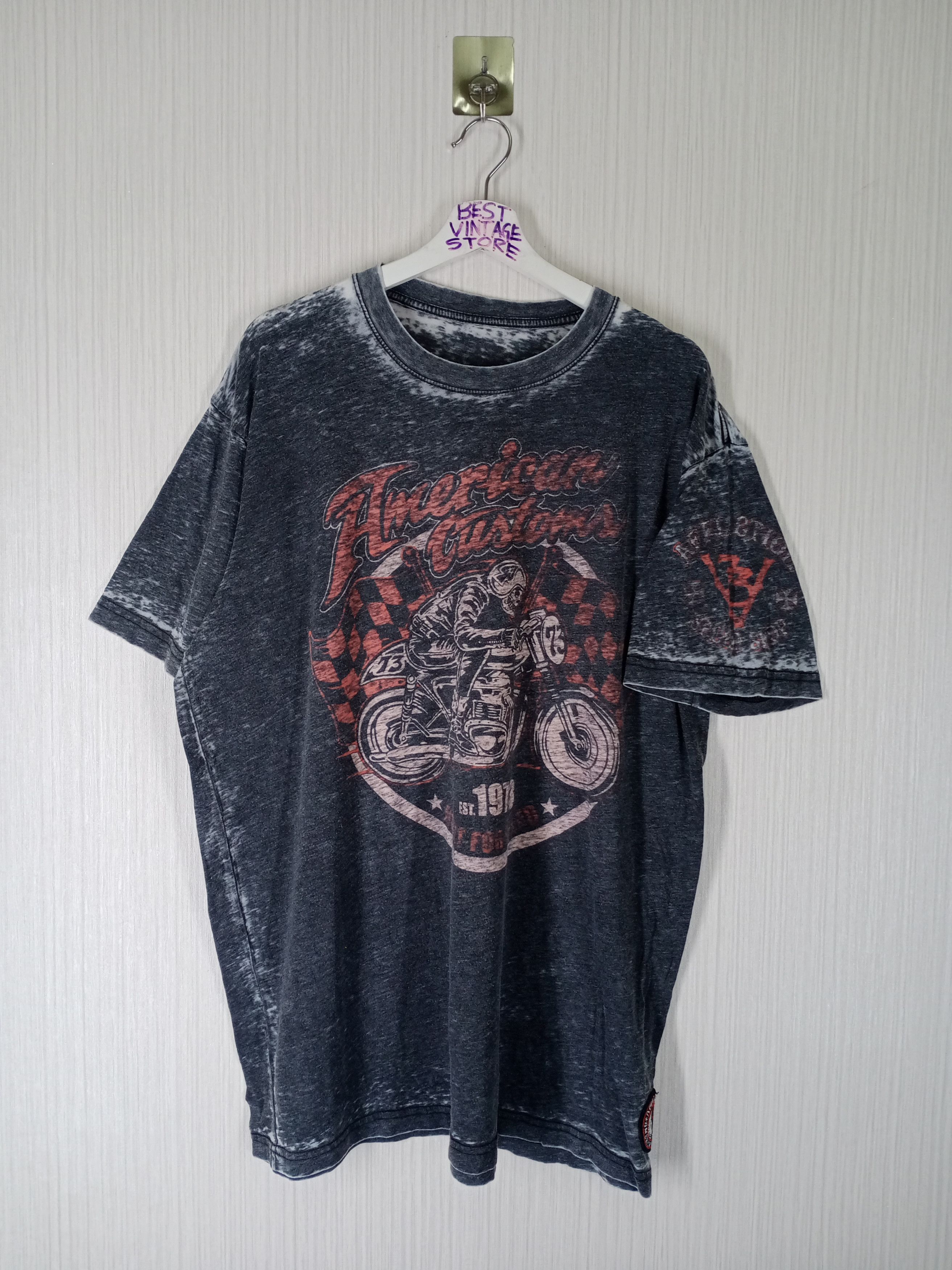 Vintage Vintage American Custom Build For Speed Tshirt Size US XL / EU 56 / 4 - 1 Thumbnail