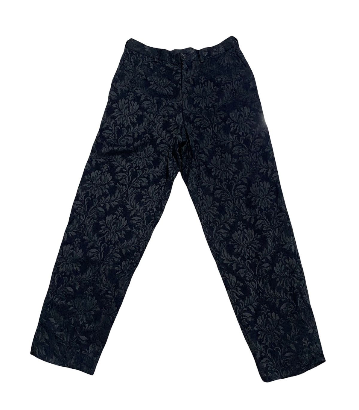 Comme des Garcons Homme Plus AD1996 VINTAGE COMME DES GARÇONS FLORAL CASUAL PANTS Size US 32 / EU 48 - 1 Thumbnail