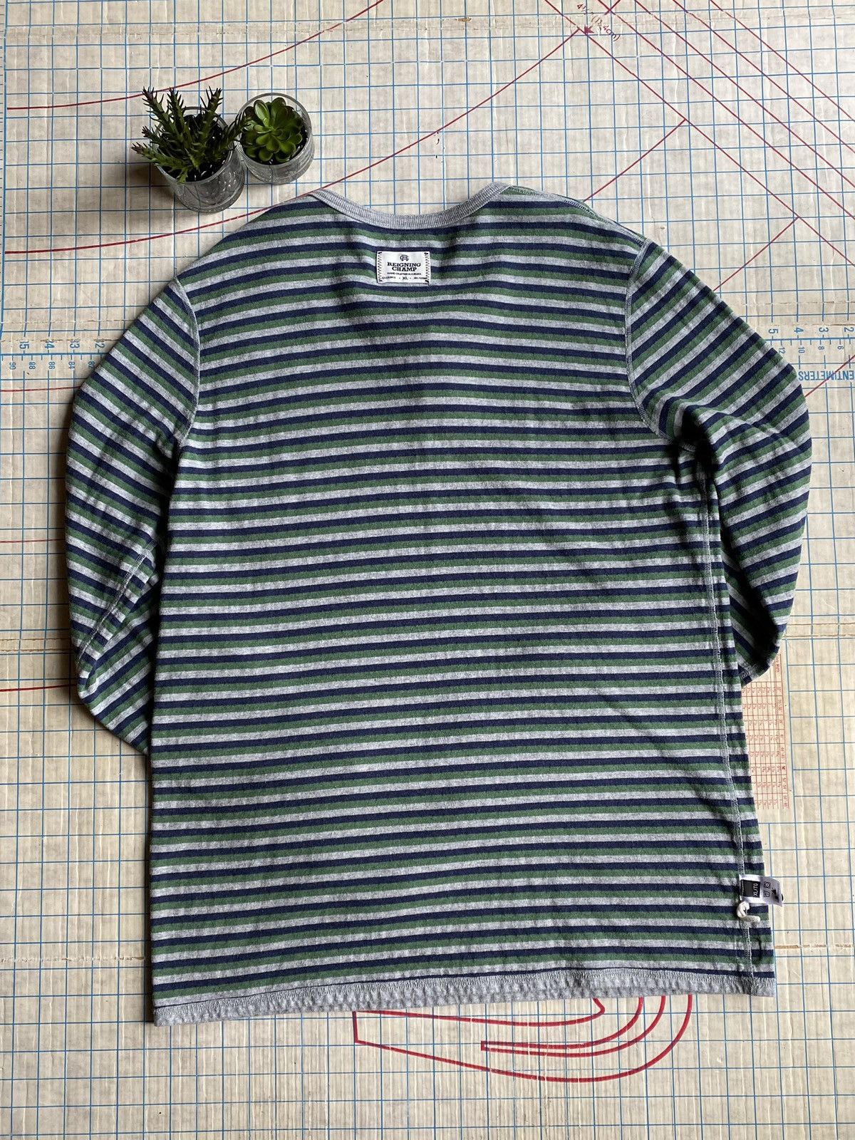Reigning Champ Reigning Champ Henley Collar Reversible Long Sleeve XL Size US XL / EU 56 / 4 - 13 Thumbnail