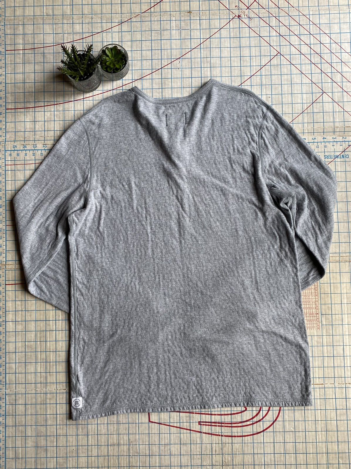 Reigning Champ Reigning Champ Henley Collar Reversible Long Sleeve XL Size US XL / EU 56 / 4 - 8 Thumbnail