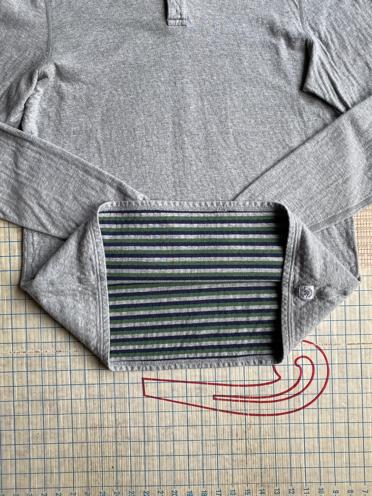 Reigning Champ Reigning Champ Henley Collar Reversible Long Sleeve XL Size US XL / EU 56 / 4 - 5 Thumbnail