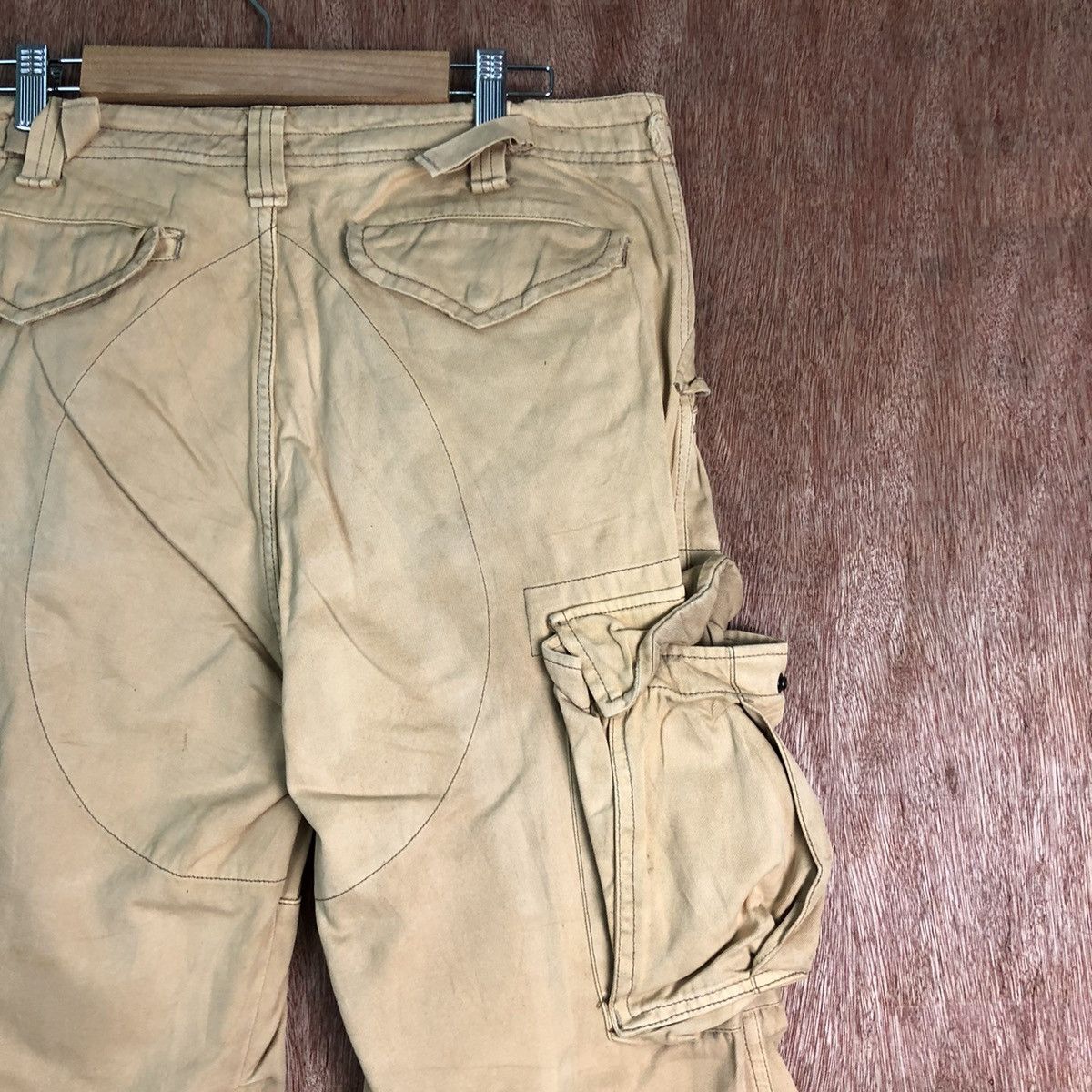 Faded Glory DLL Flash Report faded Brown Multipocket Cargo Pants #c117DL Size US 30 / EU 46 - 10 Thumbnail
