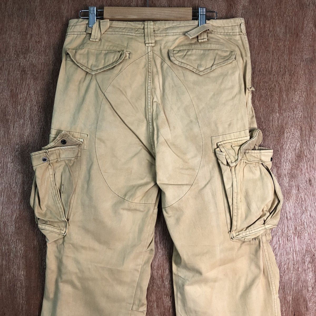 Faded Glory DLL Flash Report faded Brown Multipocket Cargo Pants #c117DL Size US 30 / EU 46 - 8 Thumbnail