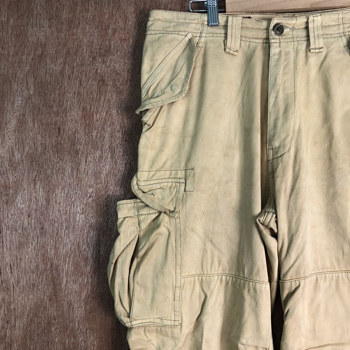 Faded Glory DLL Flash Report faded Brown Multipocket Cargo Pants #c117DL Size US 30 / EU 46 - 5 Thumbnail