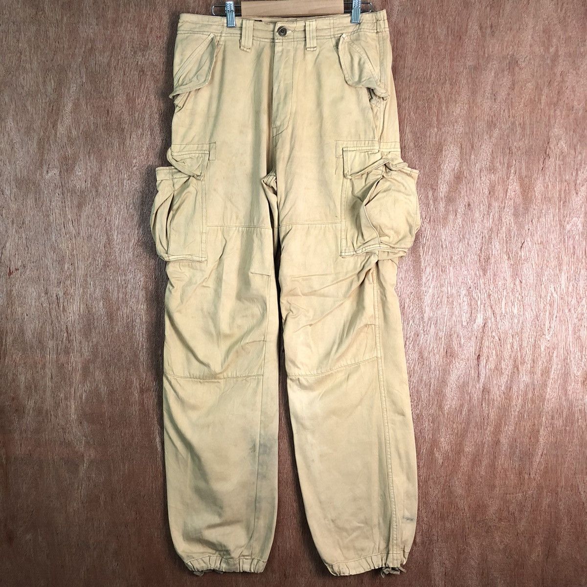 Faded Glory DLL Flash Report faded Brown Multipocket Cargo Pants #c117DL Size US 30 / EU 46 - 1 Thumbnail