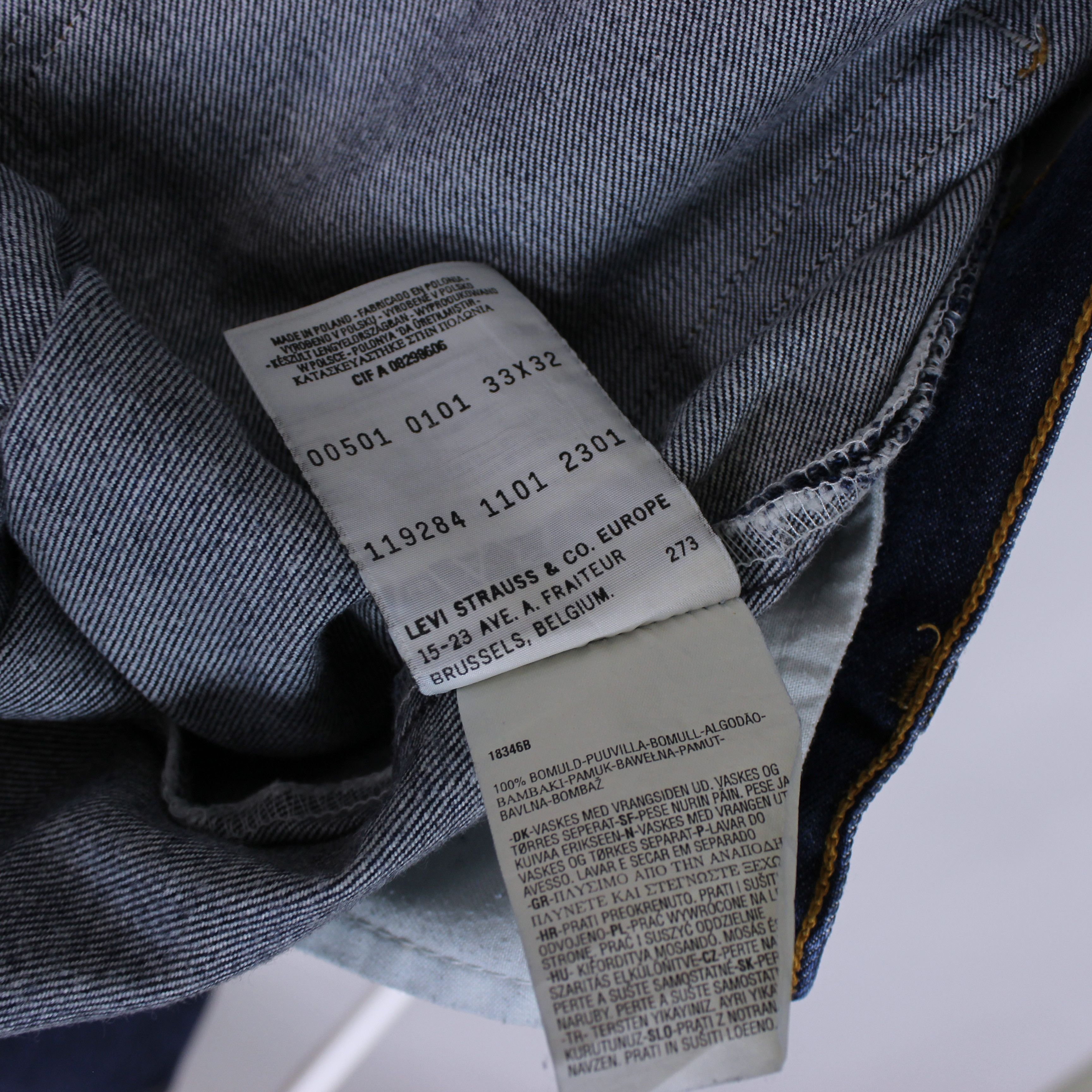 Levi's Levi's Levis vintage denim jeans 501 33 32 Size US 33 - 2 Thumbnail