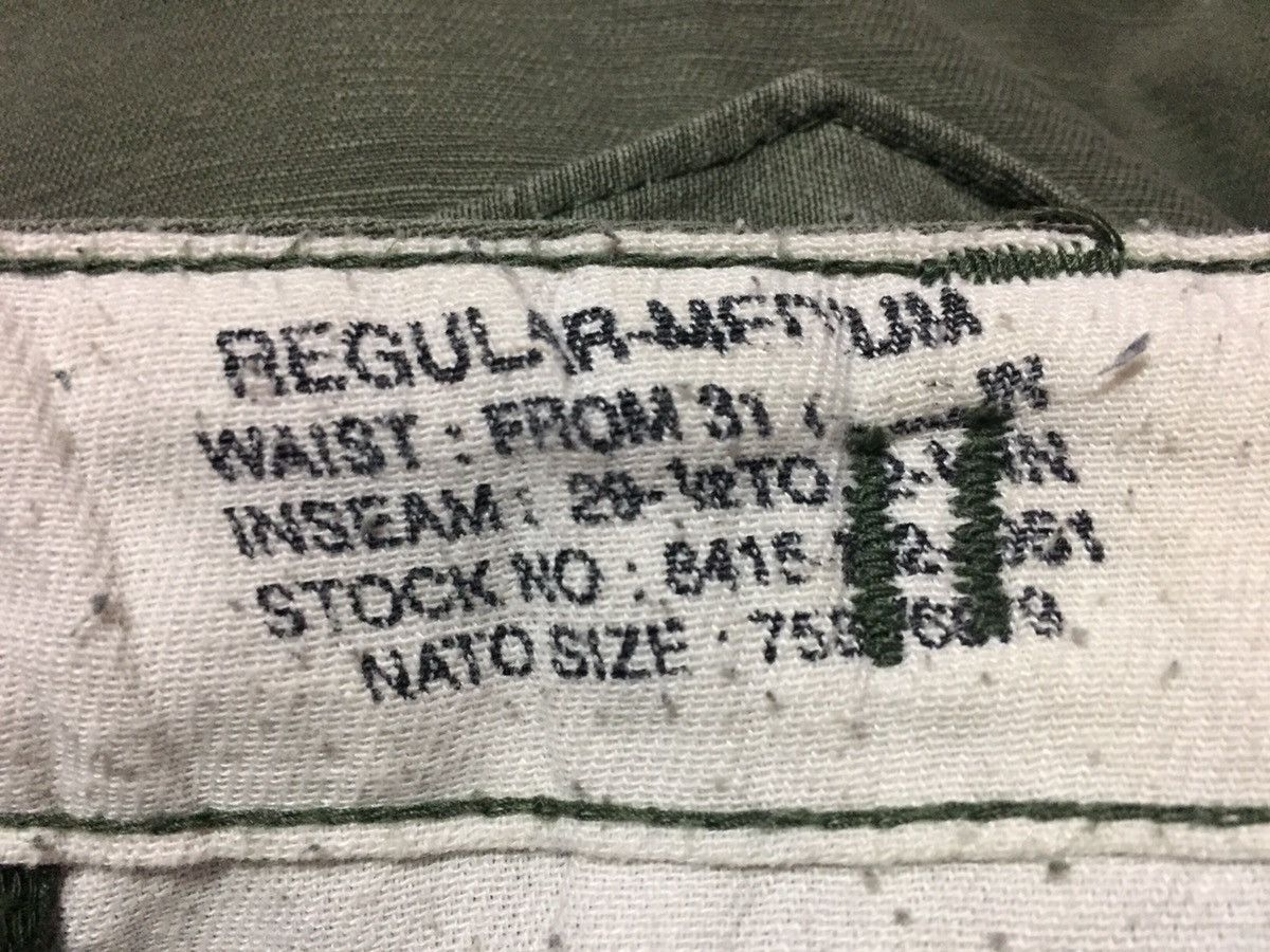 Designer Trousers Shell Field M-1951 Military Cargo Pants Size US 34 / EU 50 - 4 Thumbnail
