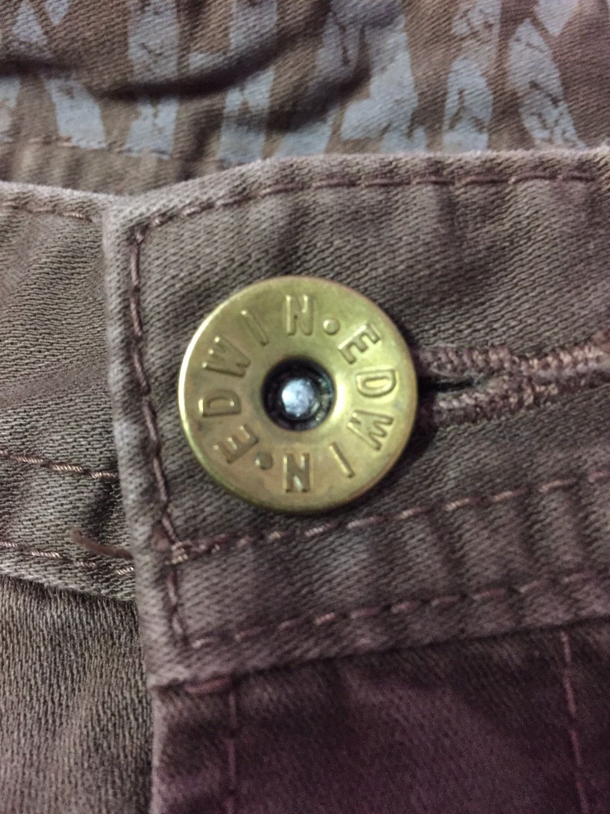 Edwin Edwin 505 Khaki Pants Size S Size US 32 / EU 48 - 3 Thumbnail
