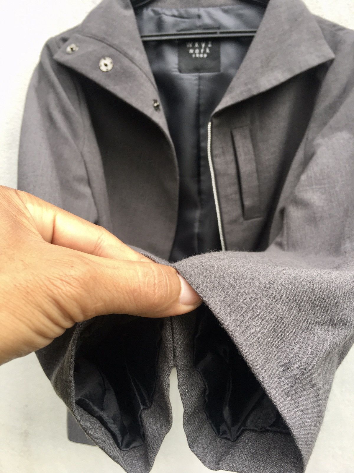 Japanese Brand WXYZ’ Workshop By Yohji Yamamoto Women Jacket Size M / US 6-8 / IT 42-44 - 16 Thumbnail
