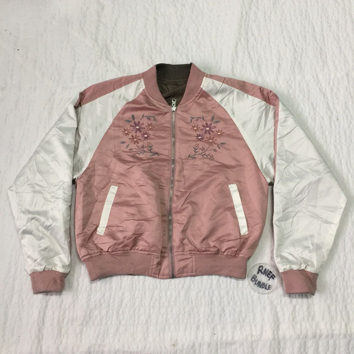 Japanese Brand Sukajan design reversible bomber style jacket Size S / US 4 / IT 40 - 9 Thumbnail
