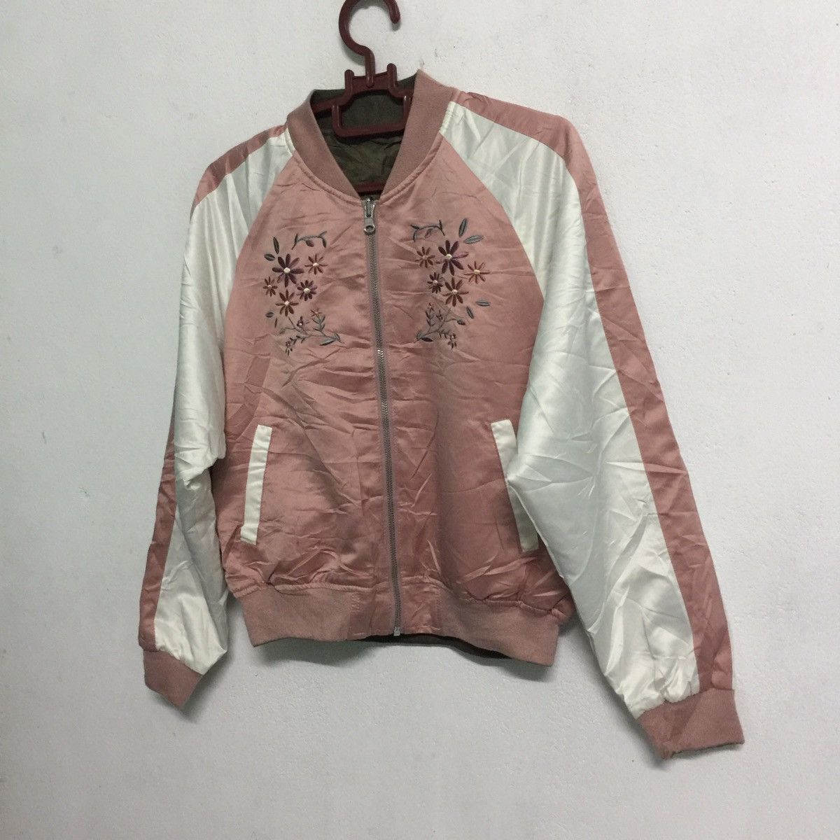 Japanese Brand Sukajan design reversible bomber style jacket Size S / US 4 / IT 40 - 2 Thumbnail