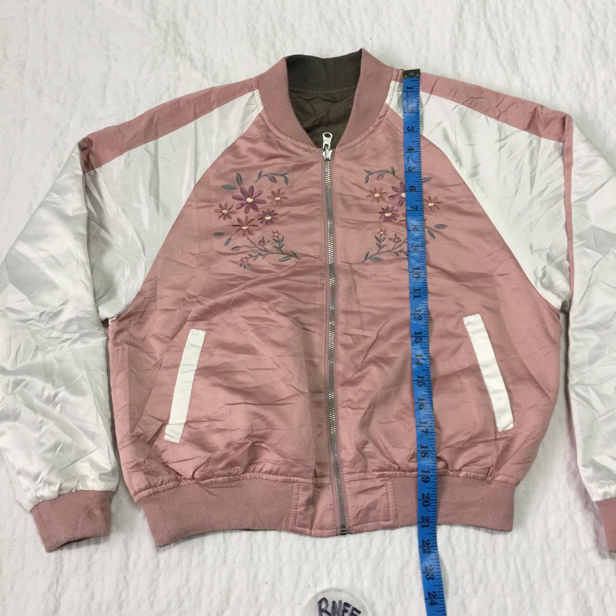 Japanese Brand Sukajan design reversible bomber style jacket Size S / US 4 / IT 40 - 12 Thumbnail