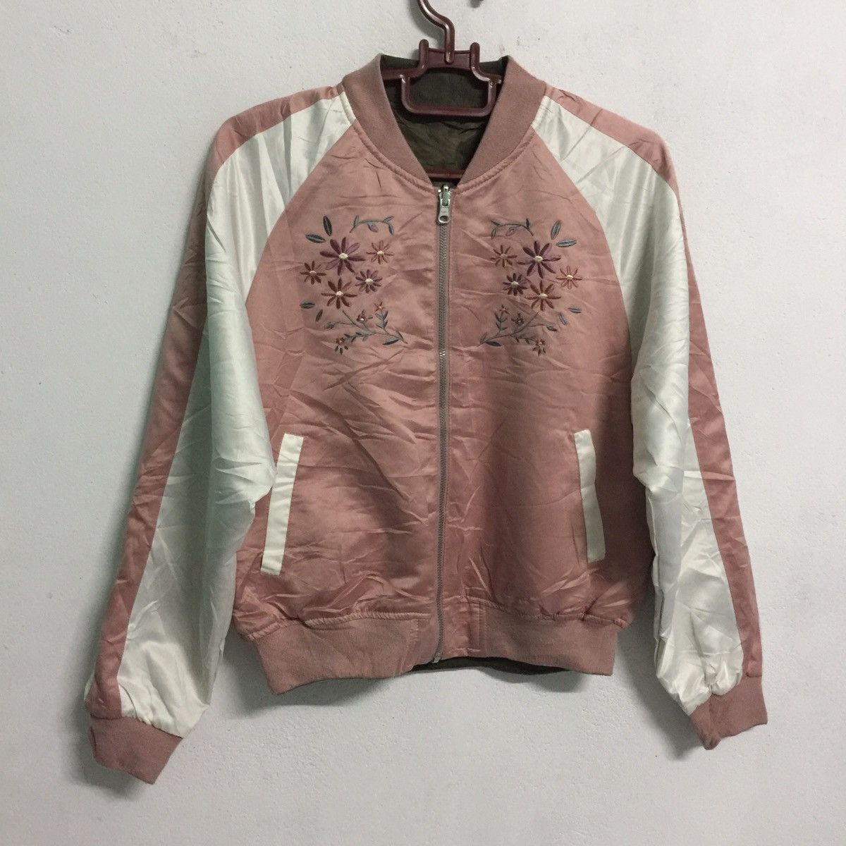 Japanese Brand Sukajan design reversible bomber style jacket Size S / US 4 / IT 40 - 3 Thumbnail