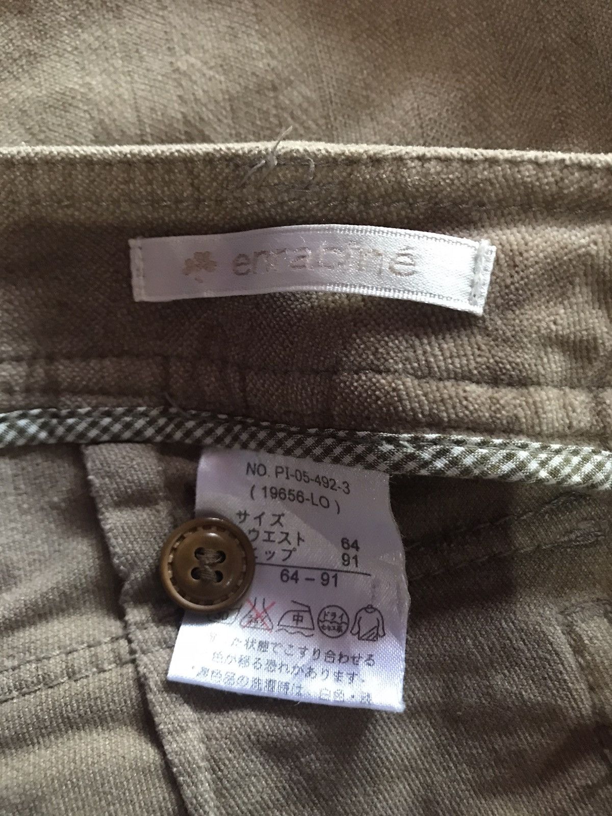 Japanese Brand Enracine Corduroy Pants Size US 30 / EU 46 - 3 Thumbnail