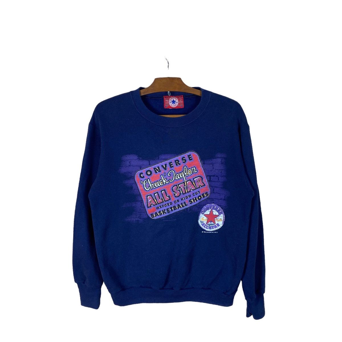 Converse × Vintage VINTAGE MADE IN USA CONVERSE SWEATSHIRT Size US M / EU 48-50 / 2 - 1 Thumbnail