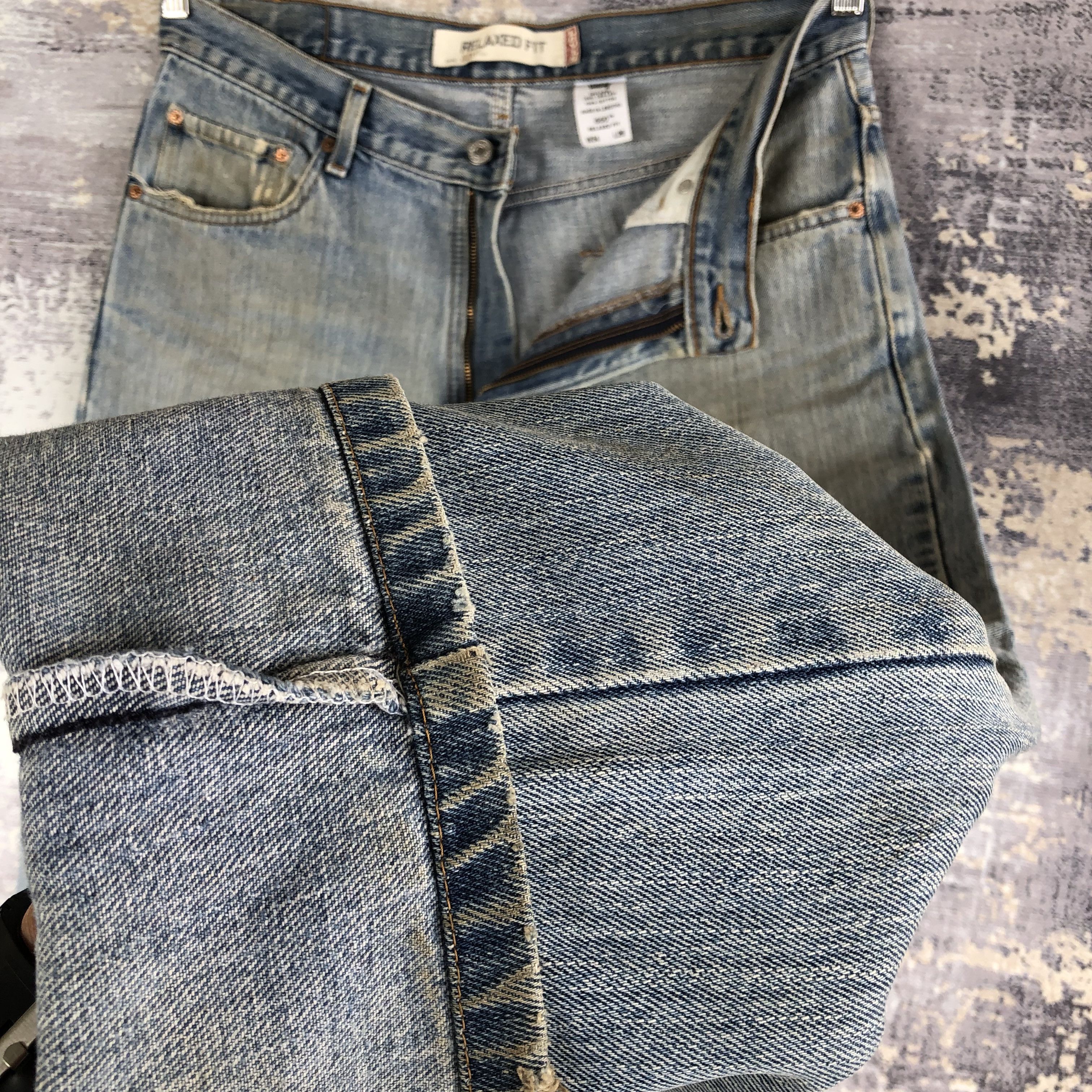 Levi's Vintage Levis Distressed Jeans Levis 550 Rusty Denim Size US 34 / EU 50 - 8 Thumbnail