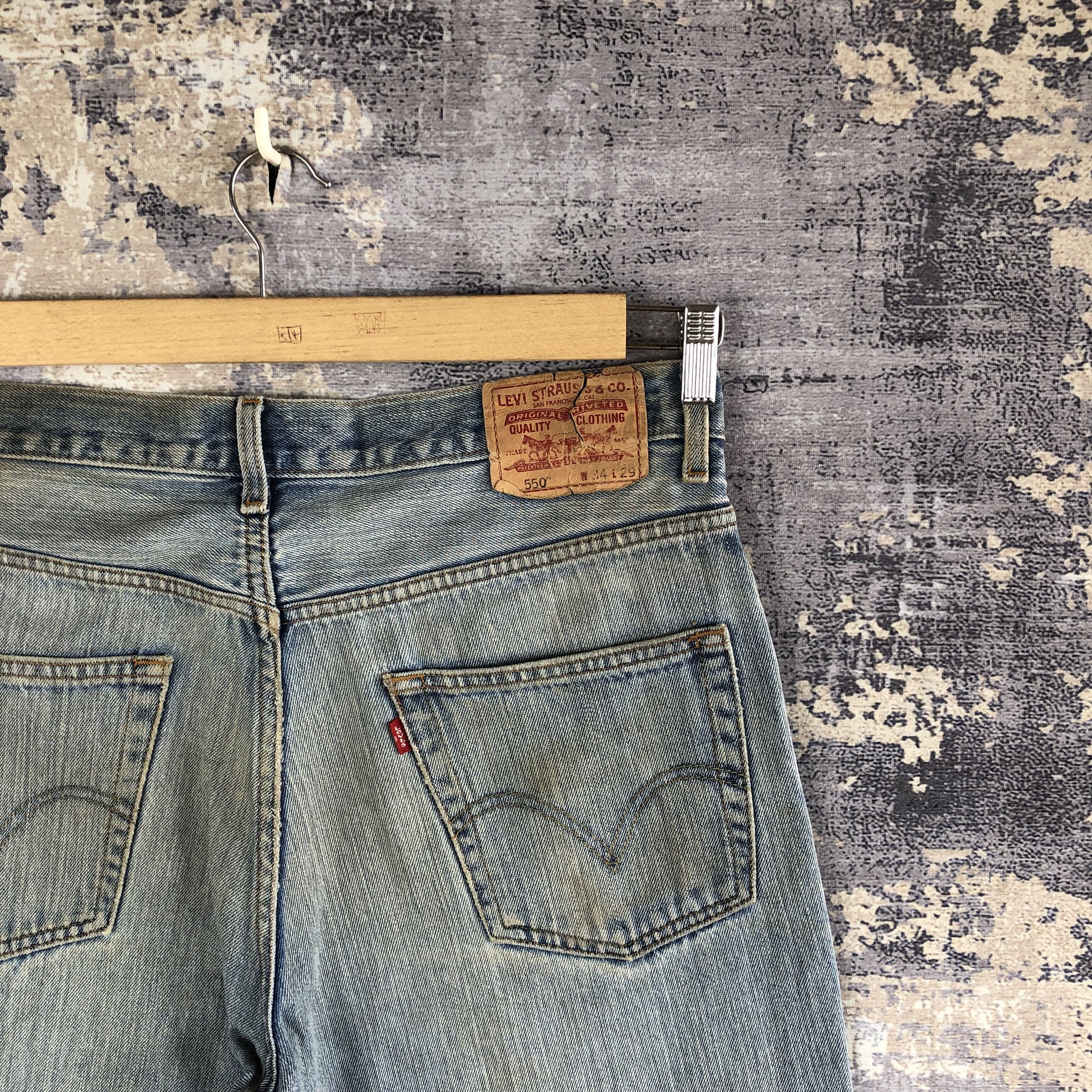 Levi's Vintage Levis Distressed Jeans Levis 550 Rusty Denim Size US 34 / EU 50 - 5 Thumbnail