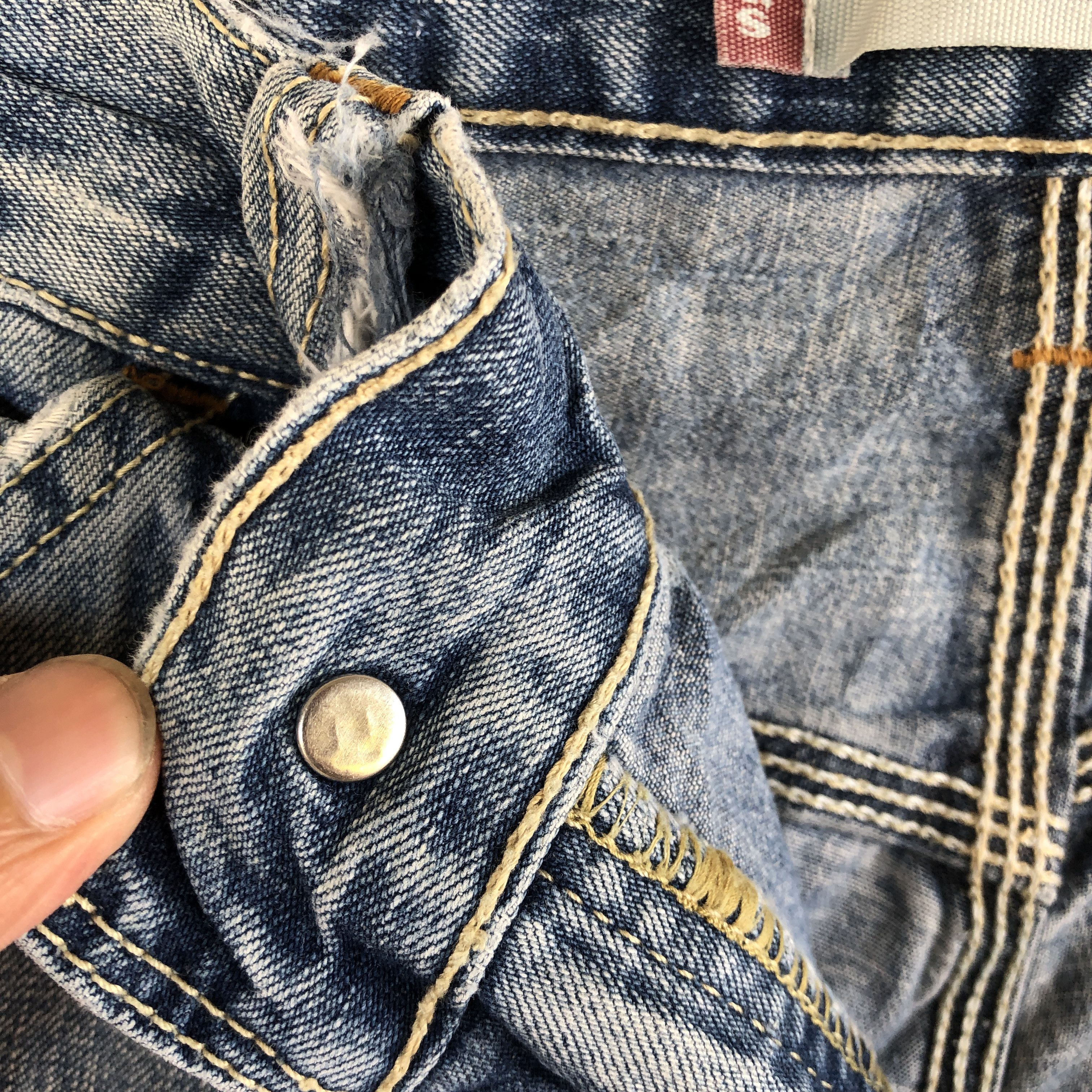 Levi's Vintage Levis Carpenter Baggy Jeans Levi's Workers Denim Size US 32 / EU 48 - 7 Thumbnail