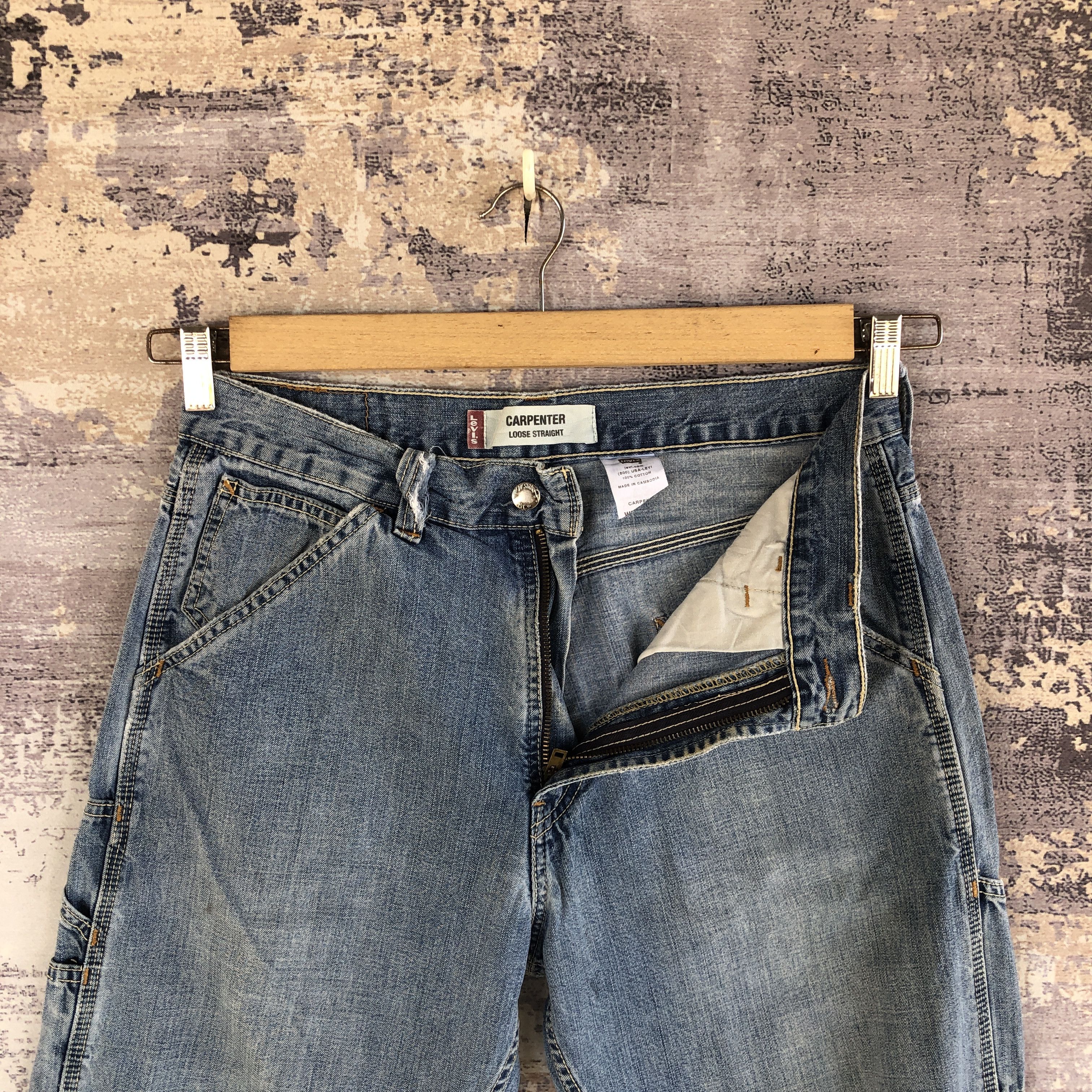 Levi's Vintage Levis Carpenter Baggy Jeans Levi's Workers Denim Size US 32 / EU 48 - 6 Thumbnail