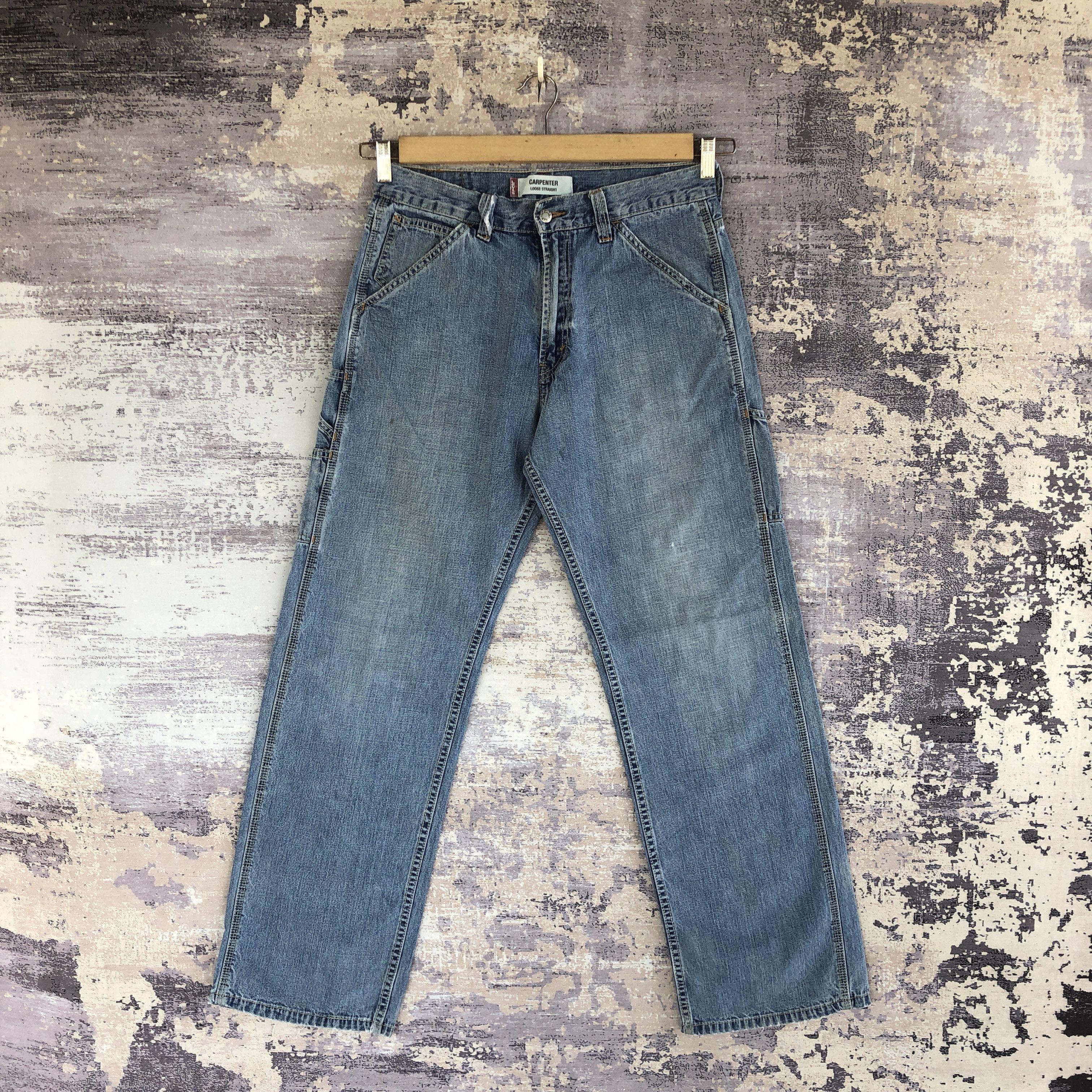 Levi's Vintage Levis Carpenter Baggy Jeans Levi's Workers Denim Size US 32 / EU 48 - 1 Thumbnail