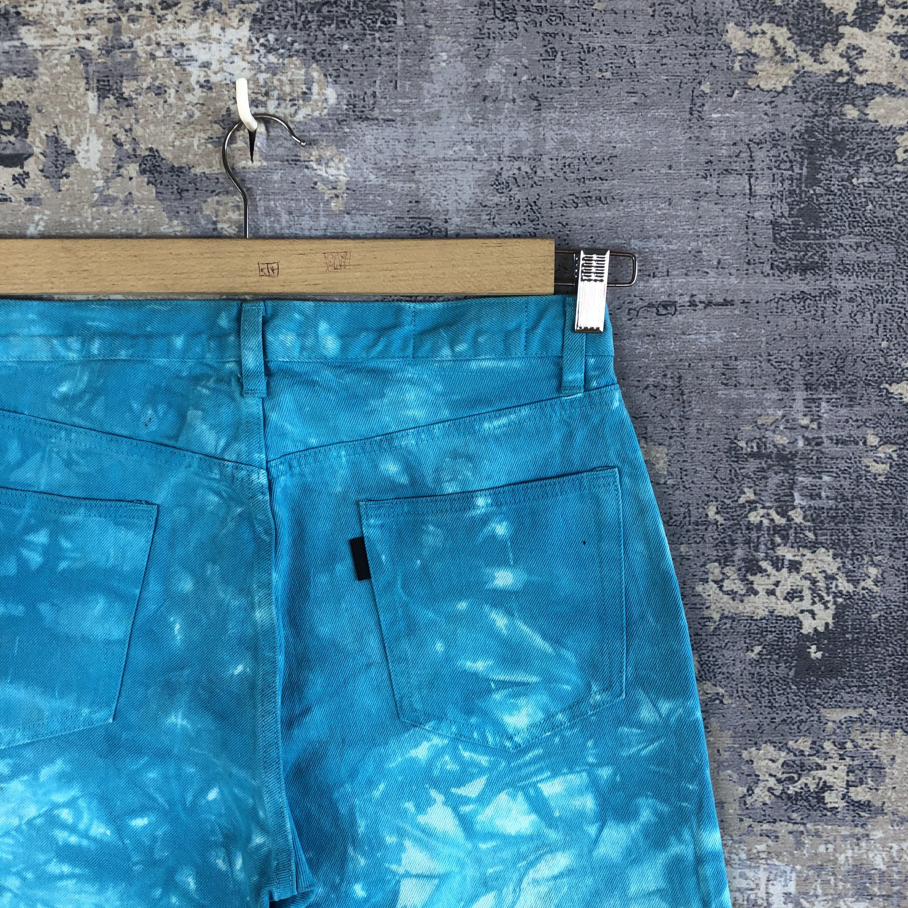 Japanese Brand Vintage Psychedelic Japanese Jeans Tie Dye Blue Denim Pants Size US 32 / EU 48 - 5 Thumbnail