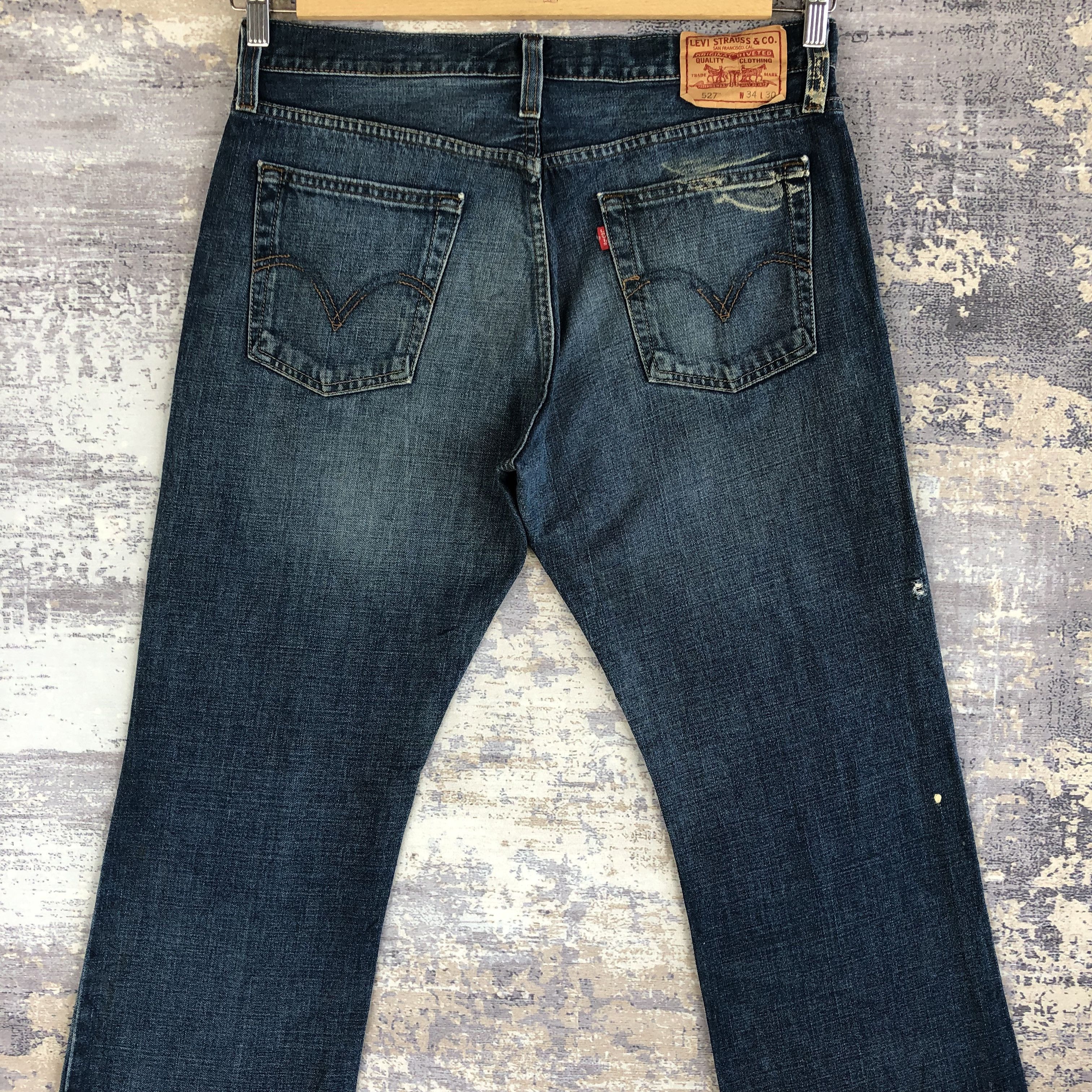 If Six Was Nine Vintage Levi's Bell Bottom Jeans Boot Cut Levis Flare Denim Size US 34 / EU 50 - 4 Thumbnail