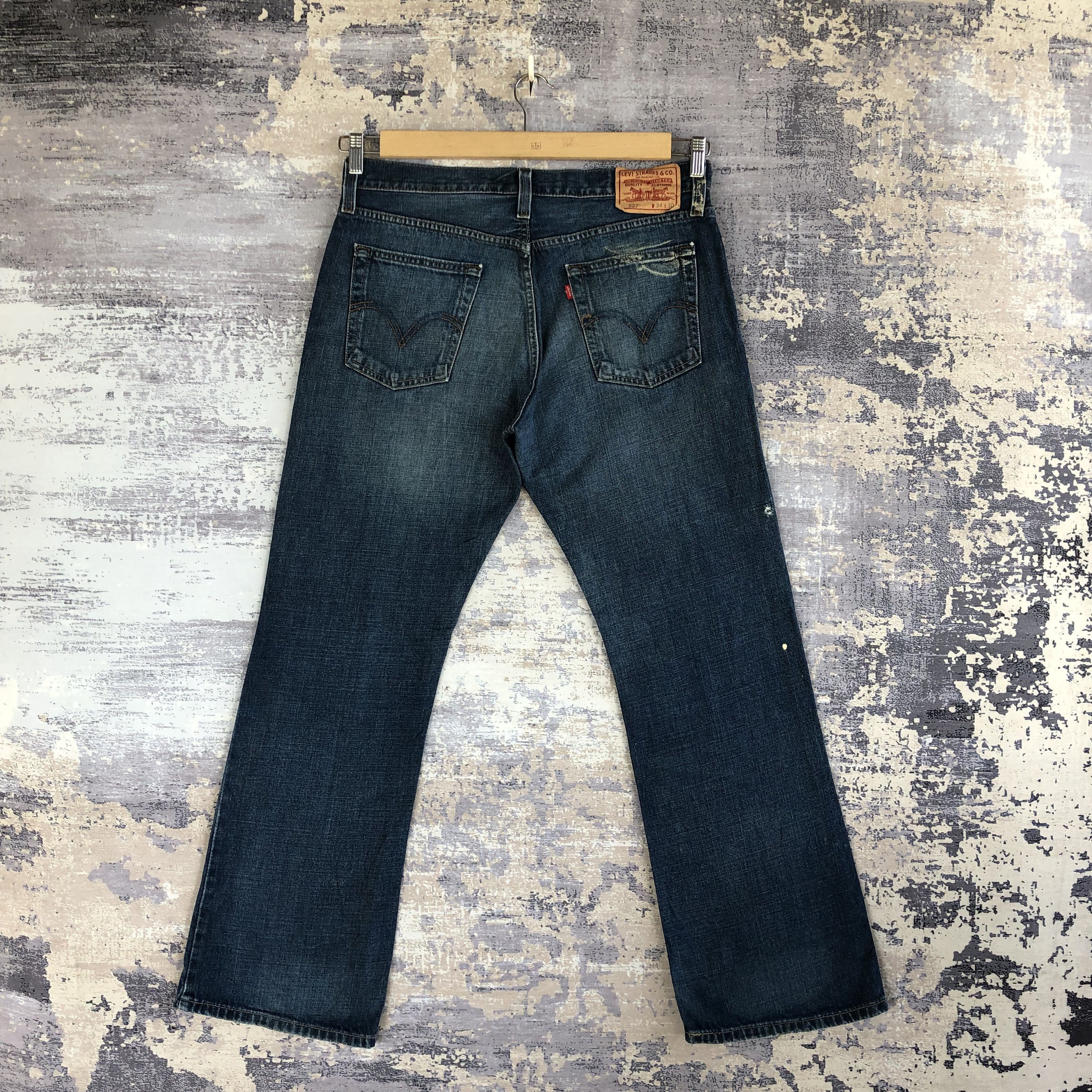 If Six Was Nine Vintage Levi's Bell Bottom Jeans Boot Cut Levis Flare Denim Size US 34 / EU 50 - 2 Thumbnail