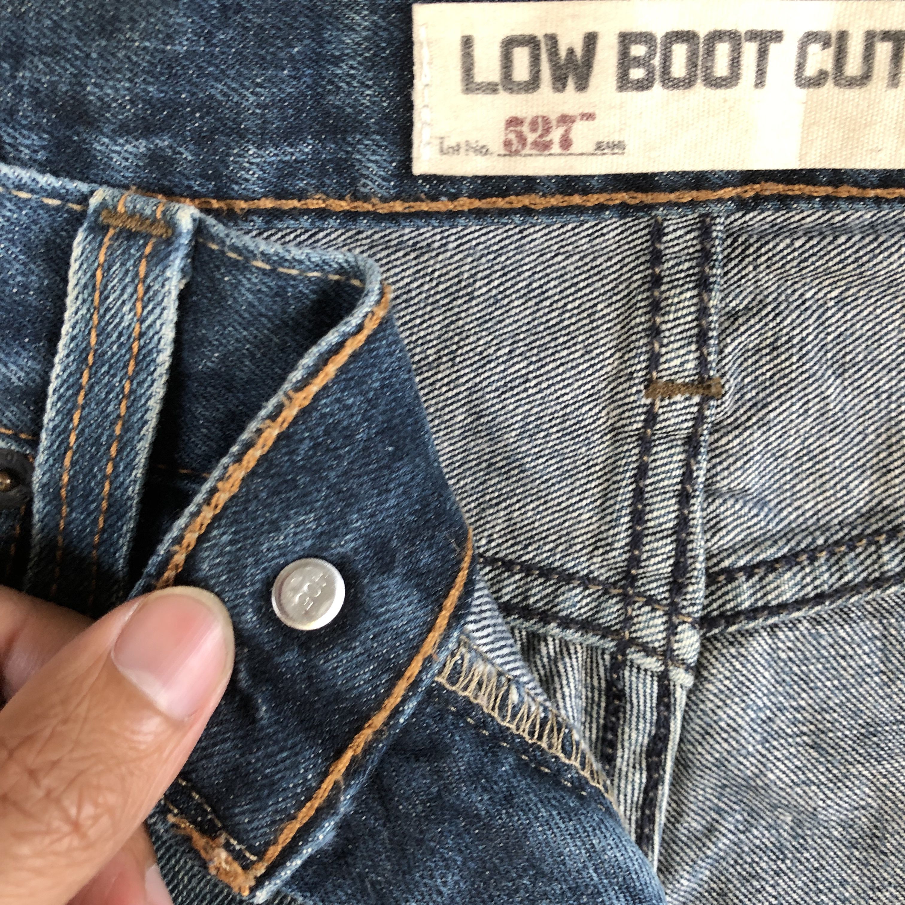 If Six Was Nine Vintage Levi's Bell Bottom Jeans Boot Cut Levis Flare Denim Size US 34 / EU 50 - 7 Thumbnail