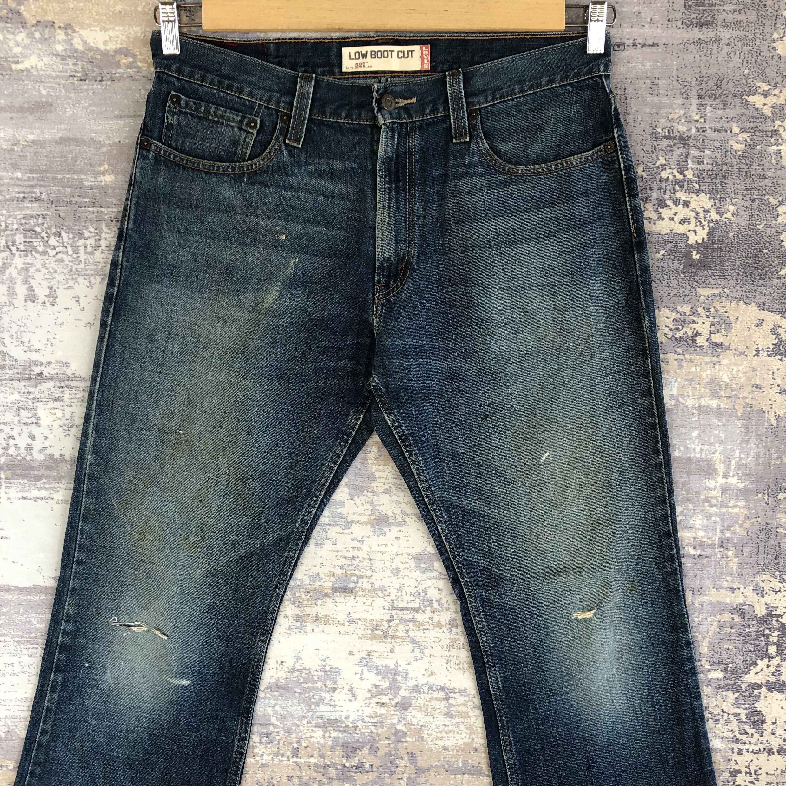 If Six Was Nine Vintage Levi's Bell Bottom Jeans Boot Cut Levis Flare Denim Size US 34 / EU 50 - 3 Thumbnail