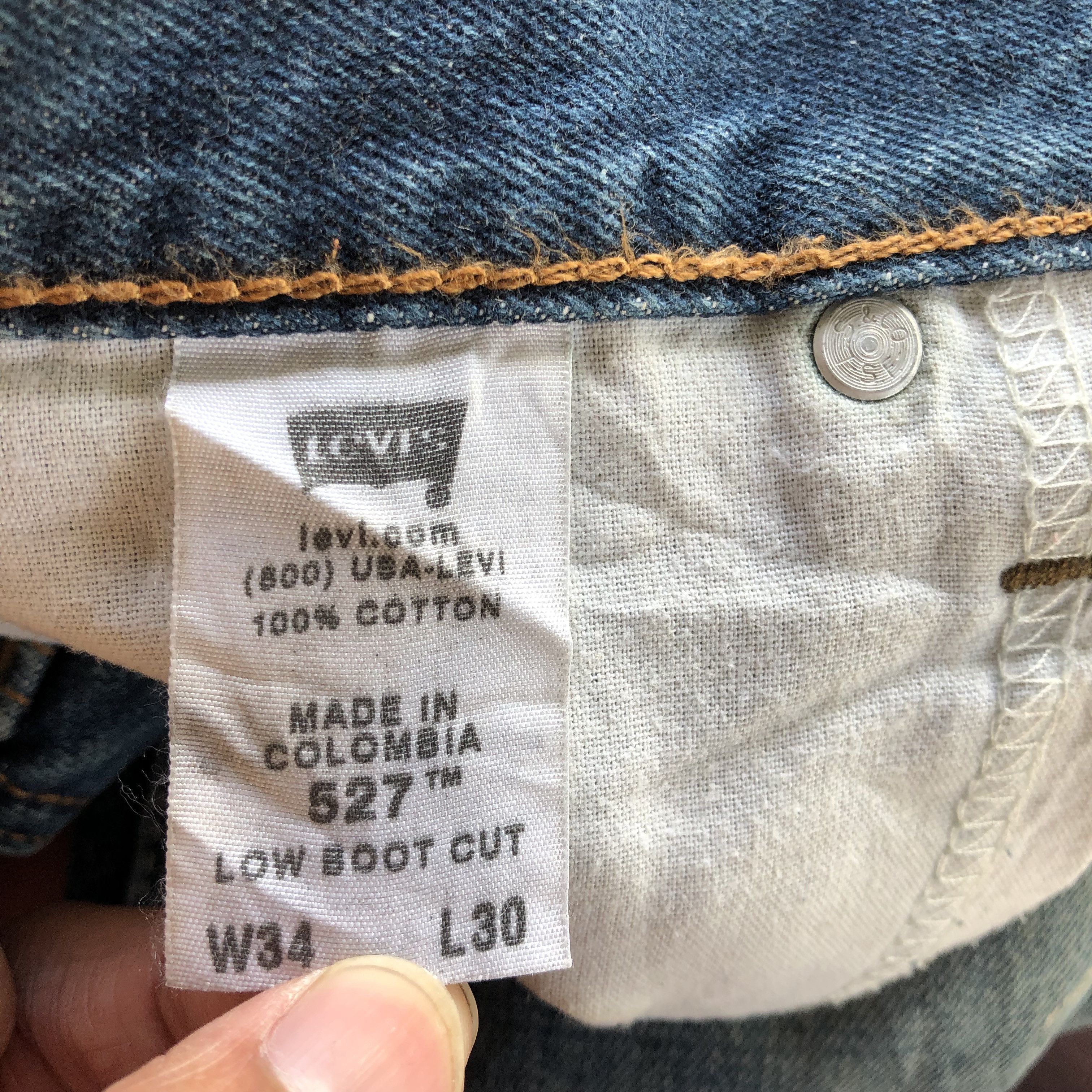 If Six Was Nine Vintage Levi's Bell Bottom Jeans Boot Cut Levis Flare Denim Size US 34 / EU 50 - 9 Thumbnail